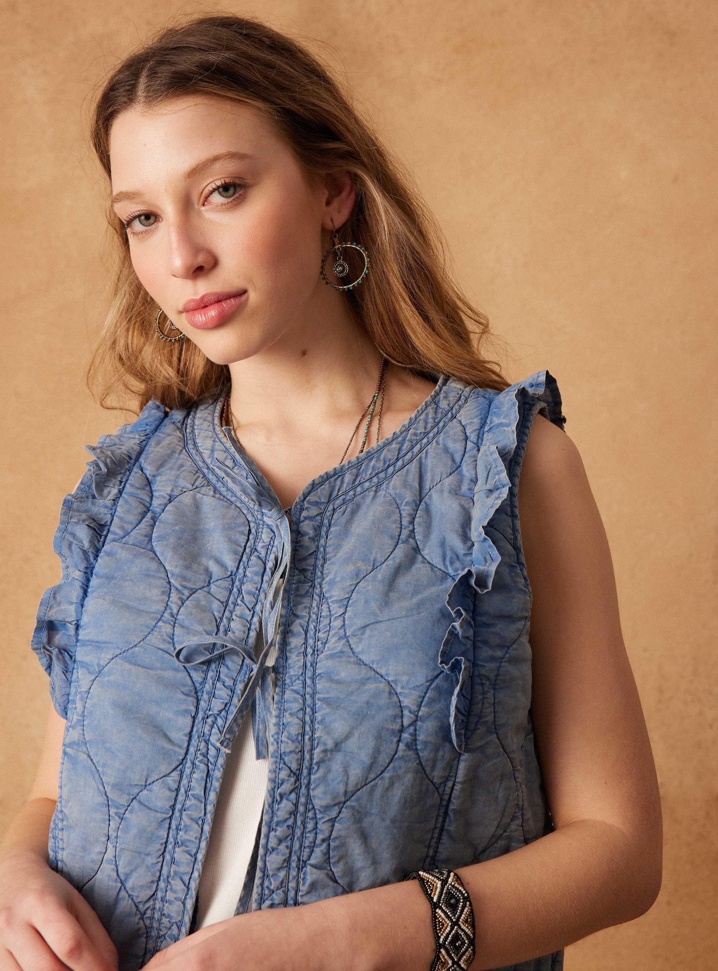 Chaqueta sin Mangas Quilt Procesada-2
