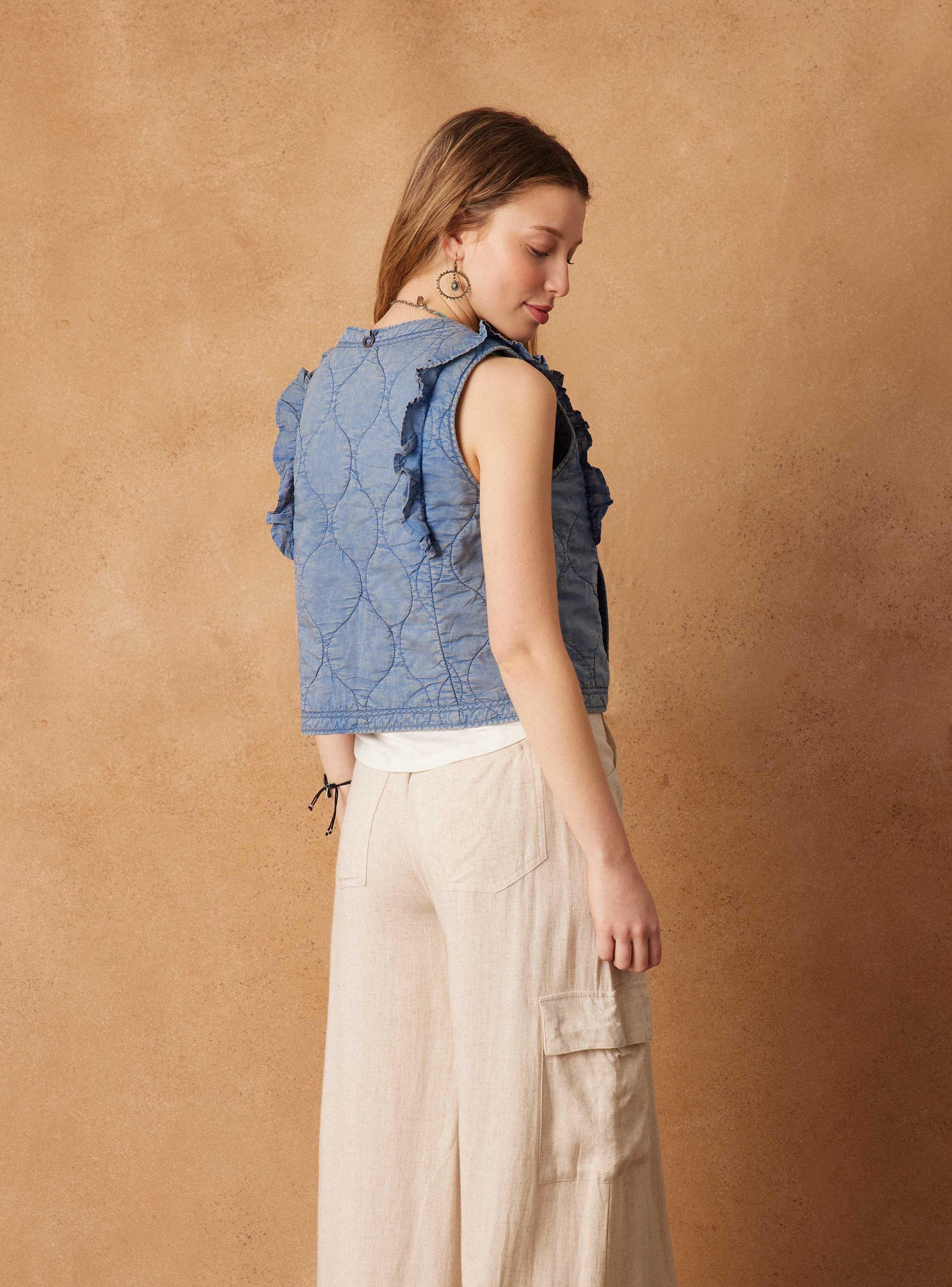 Chaqueta sin Mangas Quilt Procesada-1