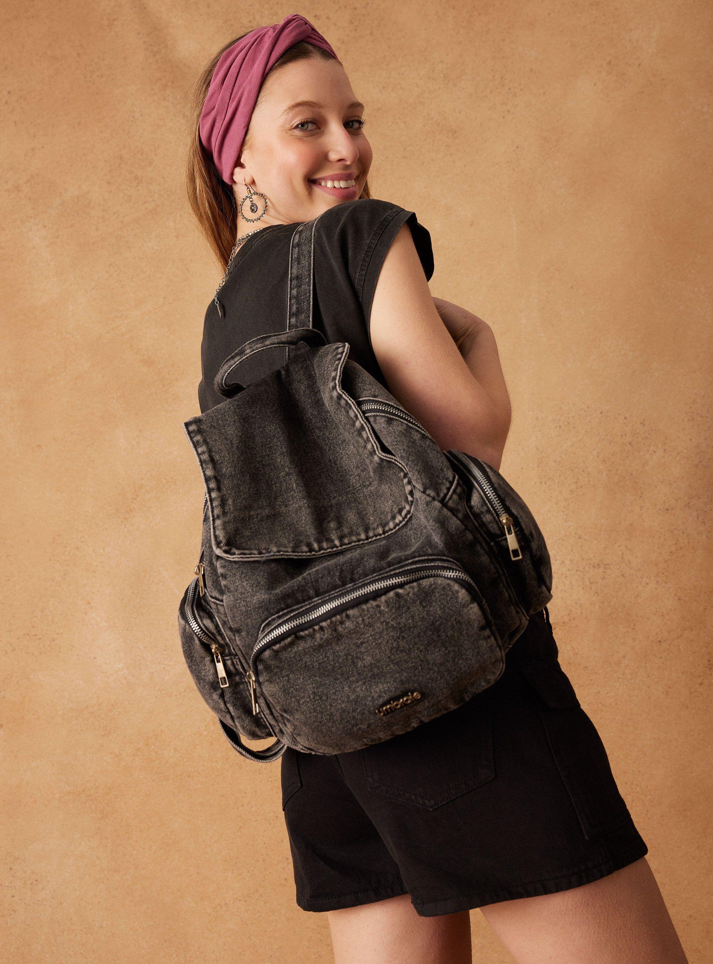 Mochila Denim Lavado-0