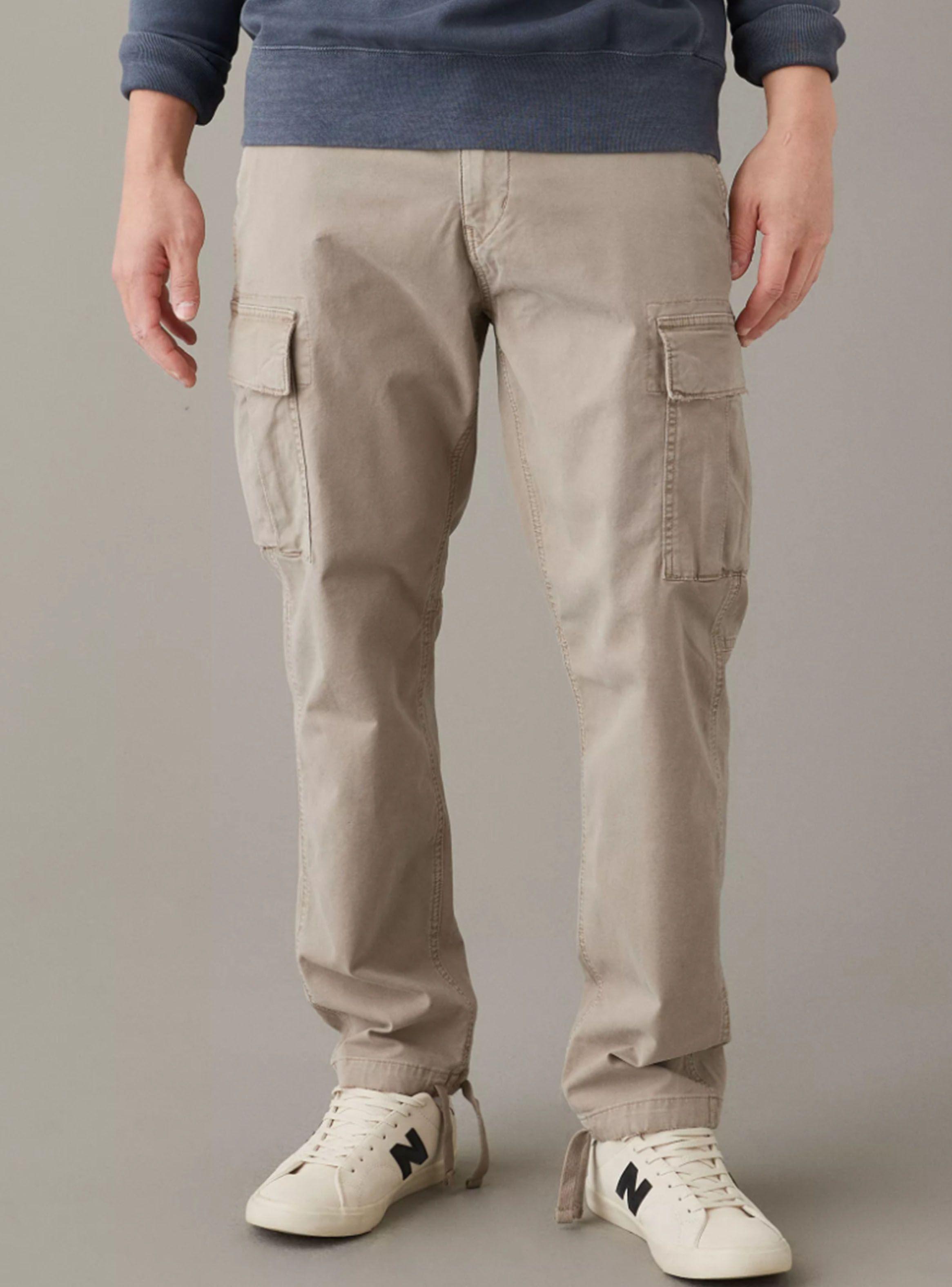 Pantalones AE Flex Cargo Original Straight Desgastados-0