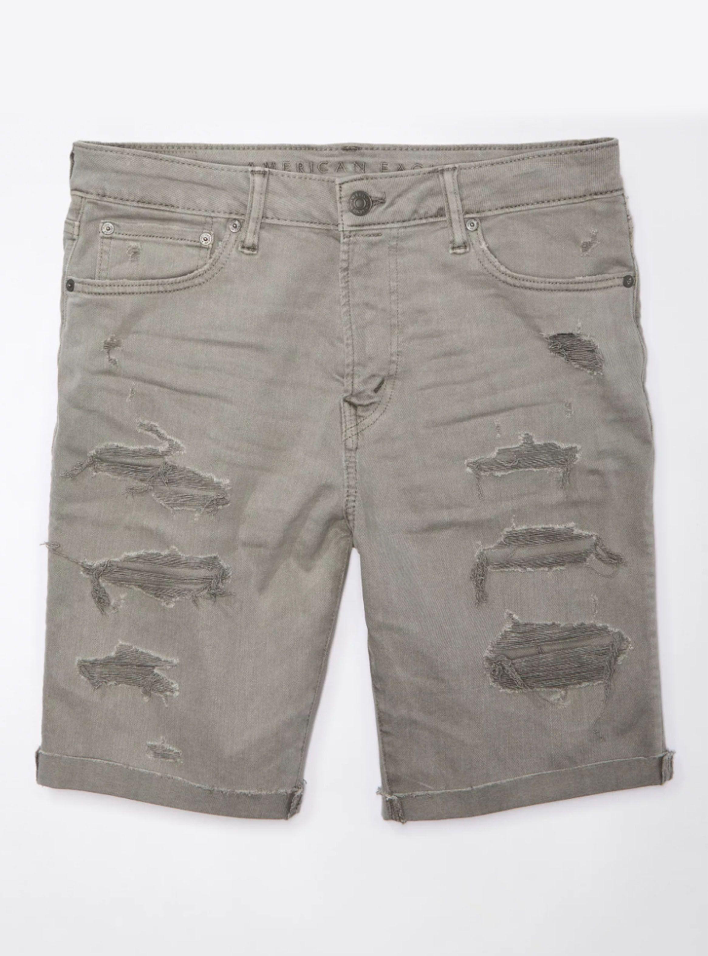 Short AE AirFlex+ 9" Ripped Denim-2