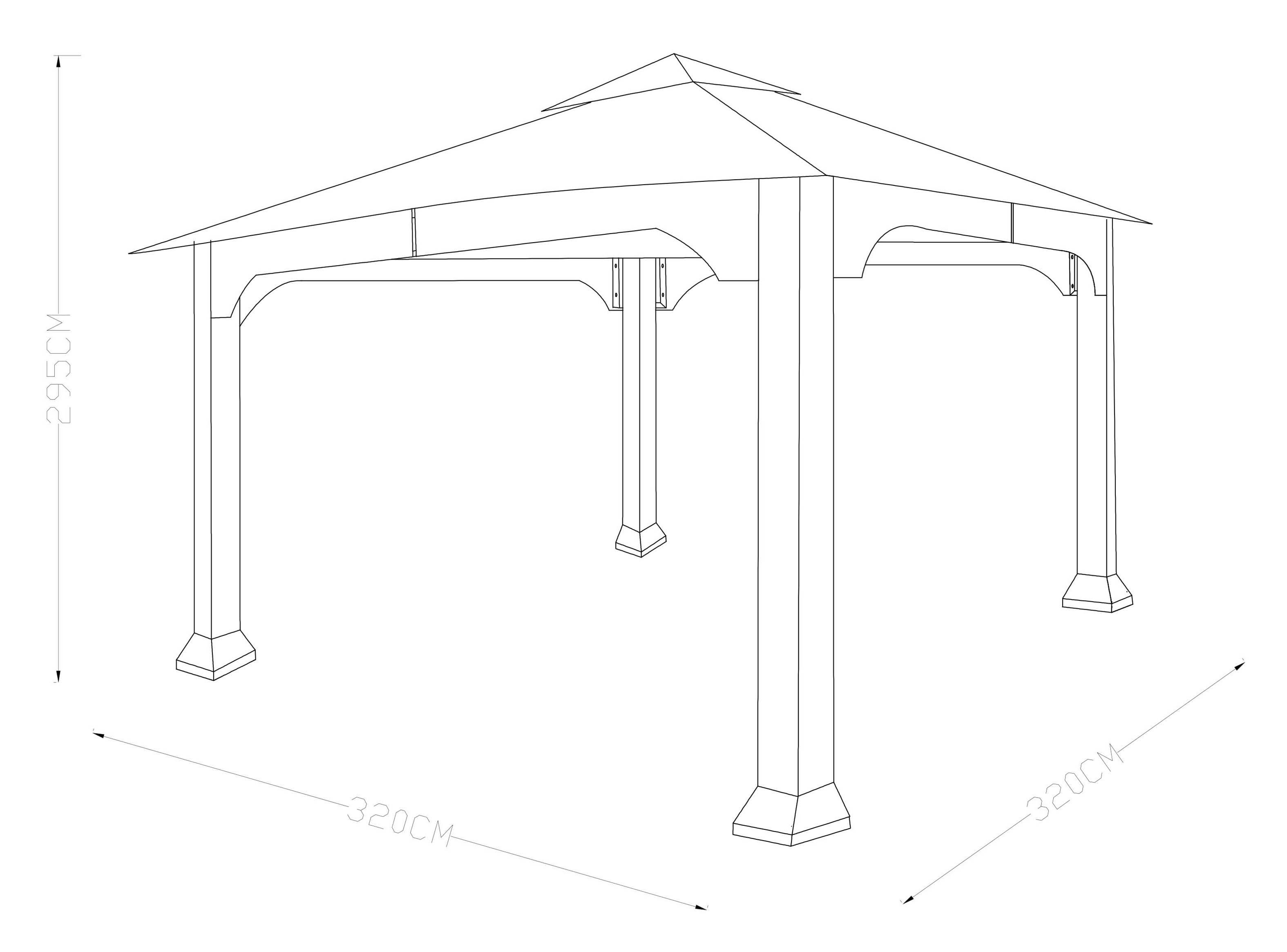 Pérgola Mardon Rattán Natural-1