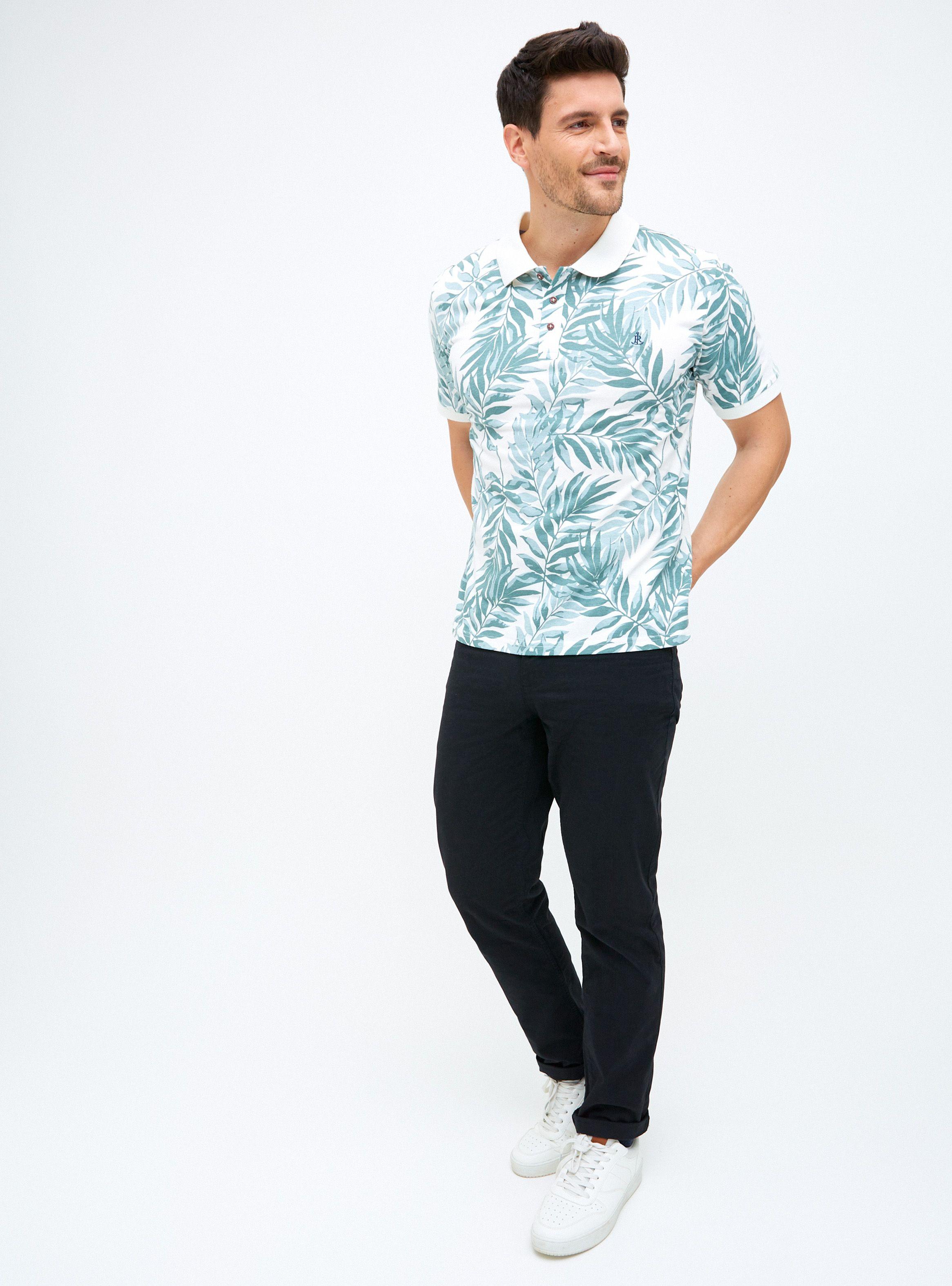 Polera Manga Corta Piqué Print Tropical-3
