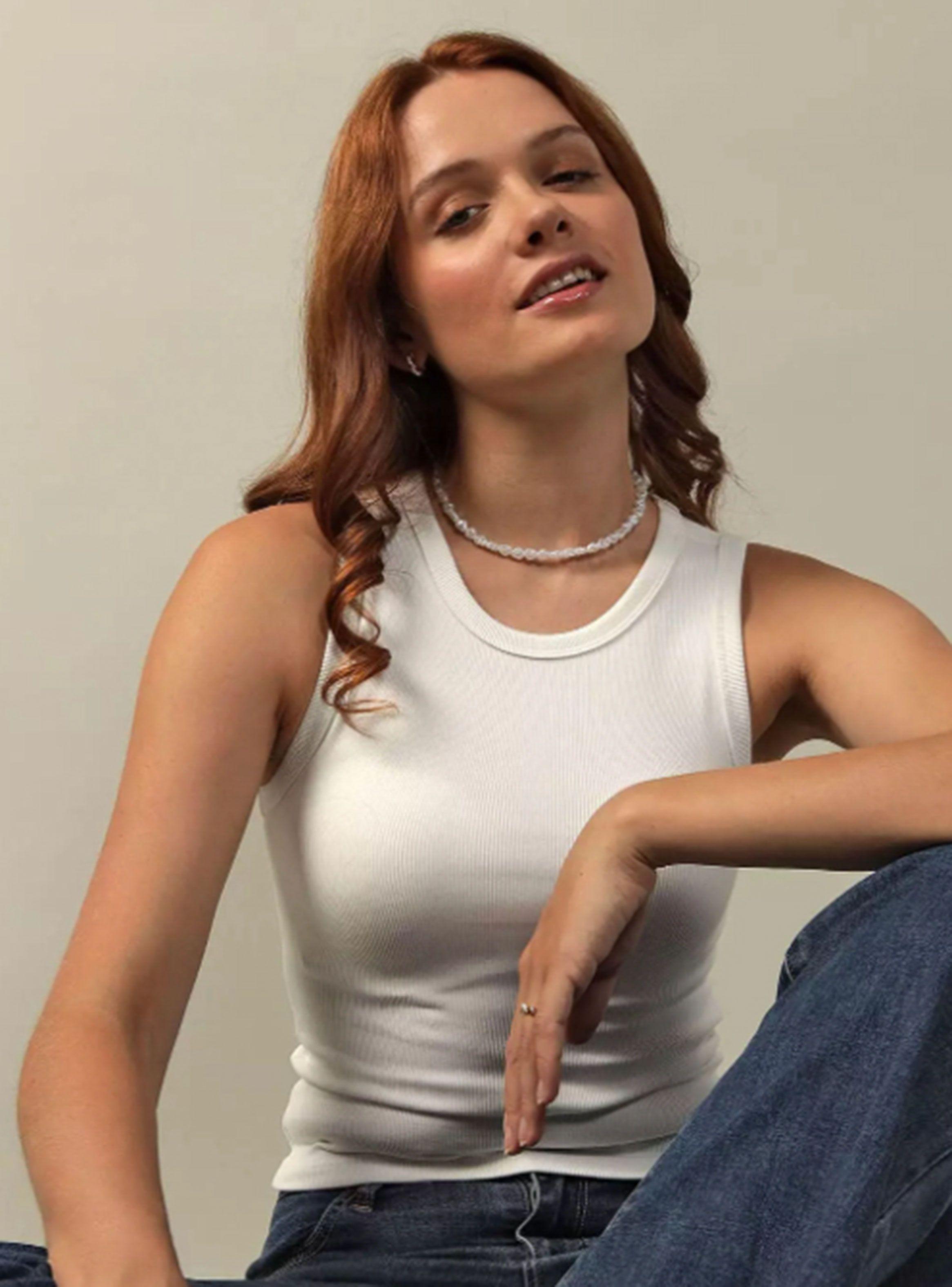 Polera Tipo Musculosa sin Mangas-0