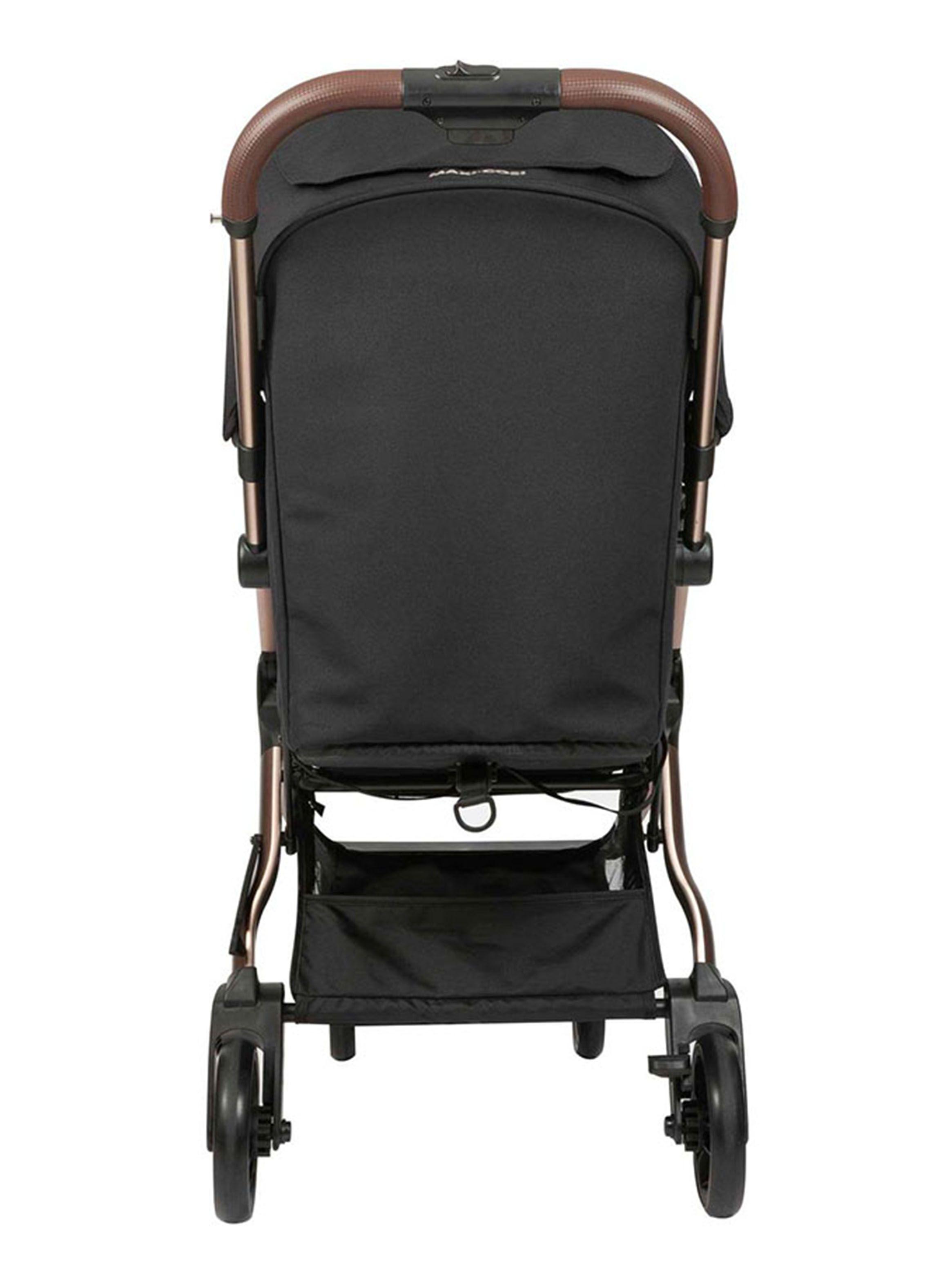 Coche Travel System Eva Essential Black Champagne-2