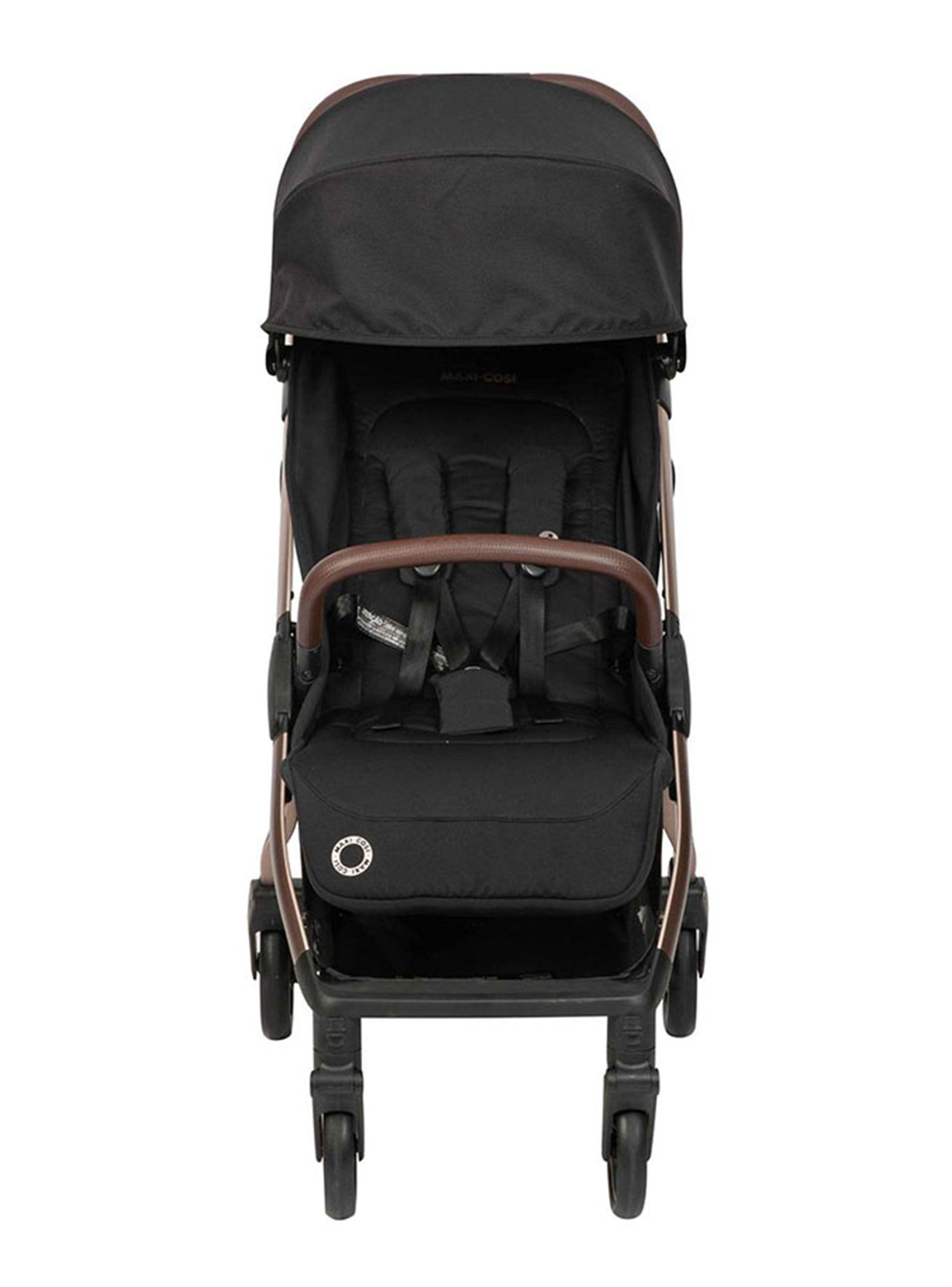 Coche Travel System Eva Essential Black Champagne-1
