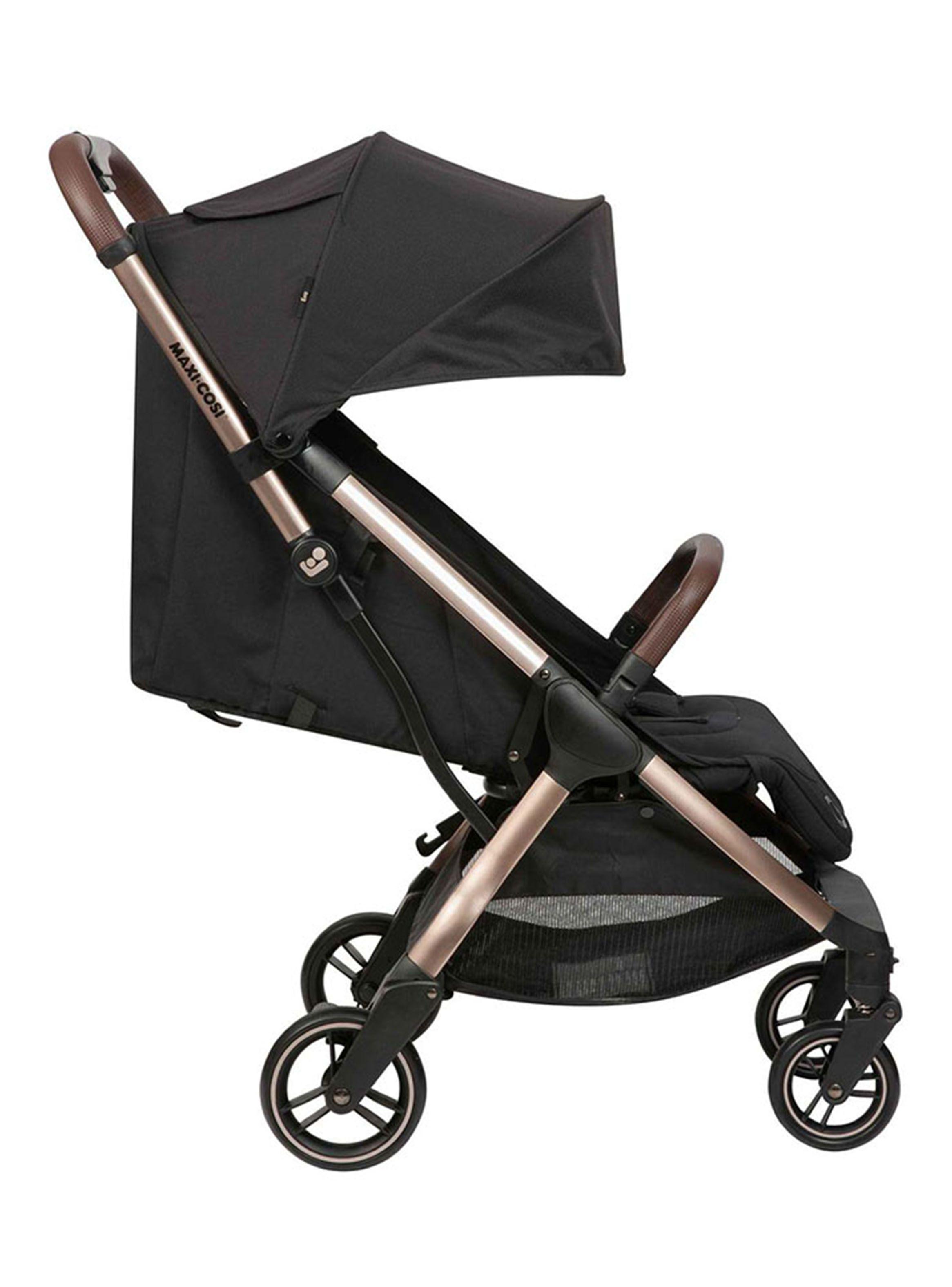 Coche Travel System Eva Essential Black Champagne-4
