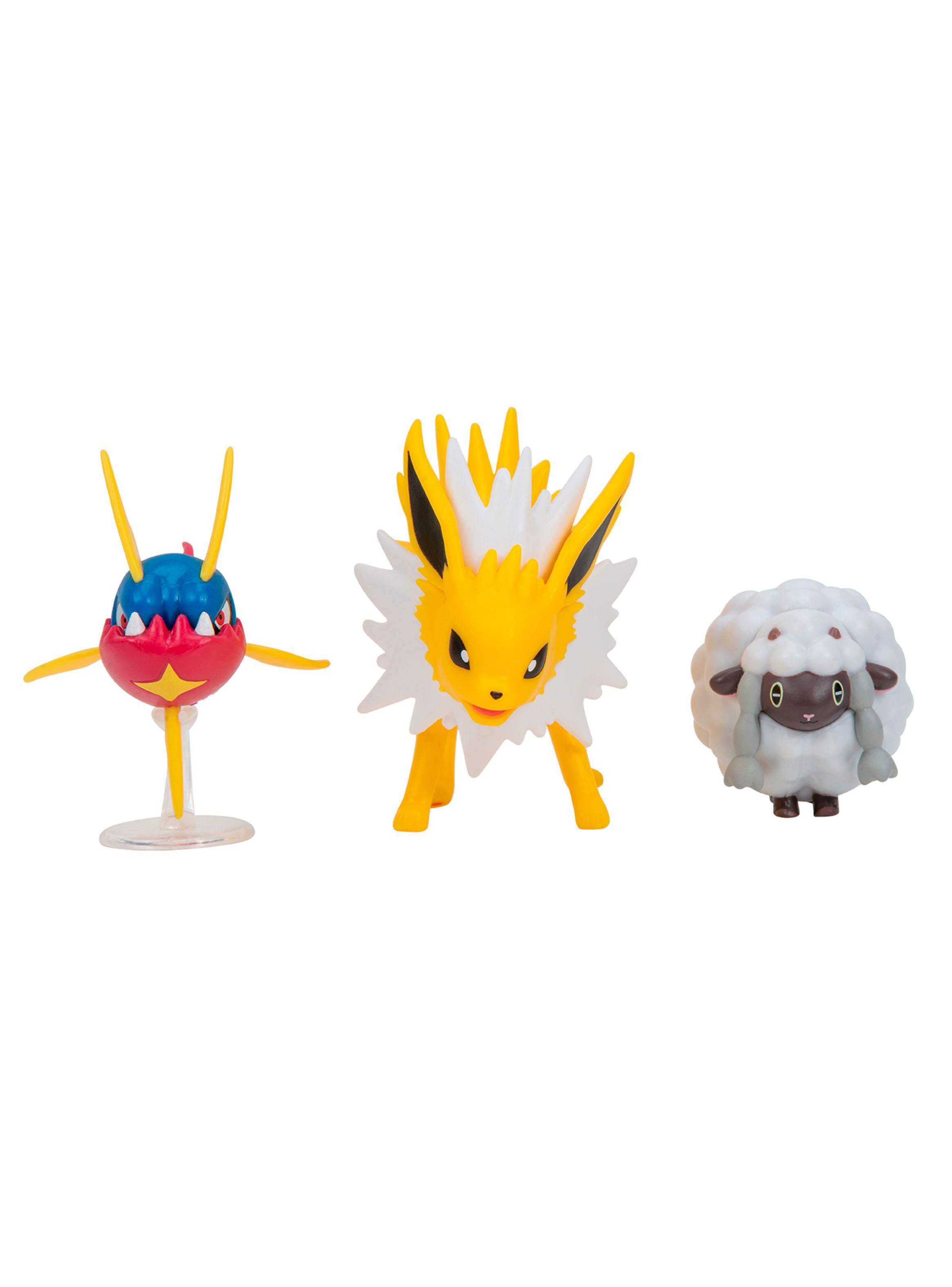Figura de Acción Carvanha + Jolteon + Wooloo-1