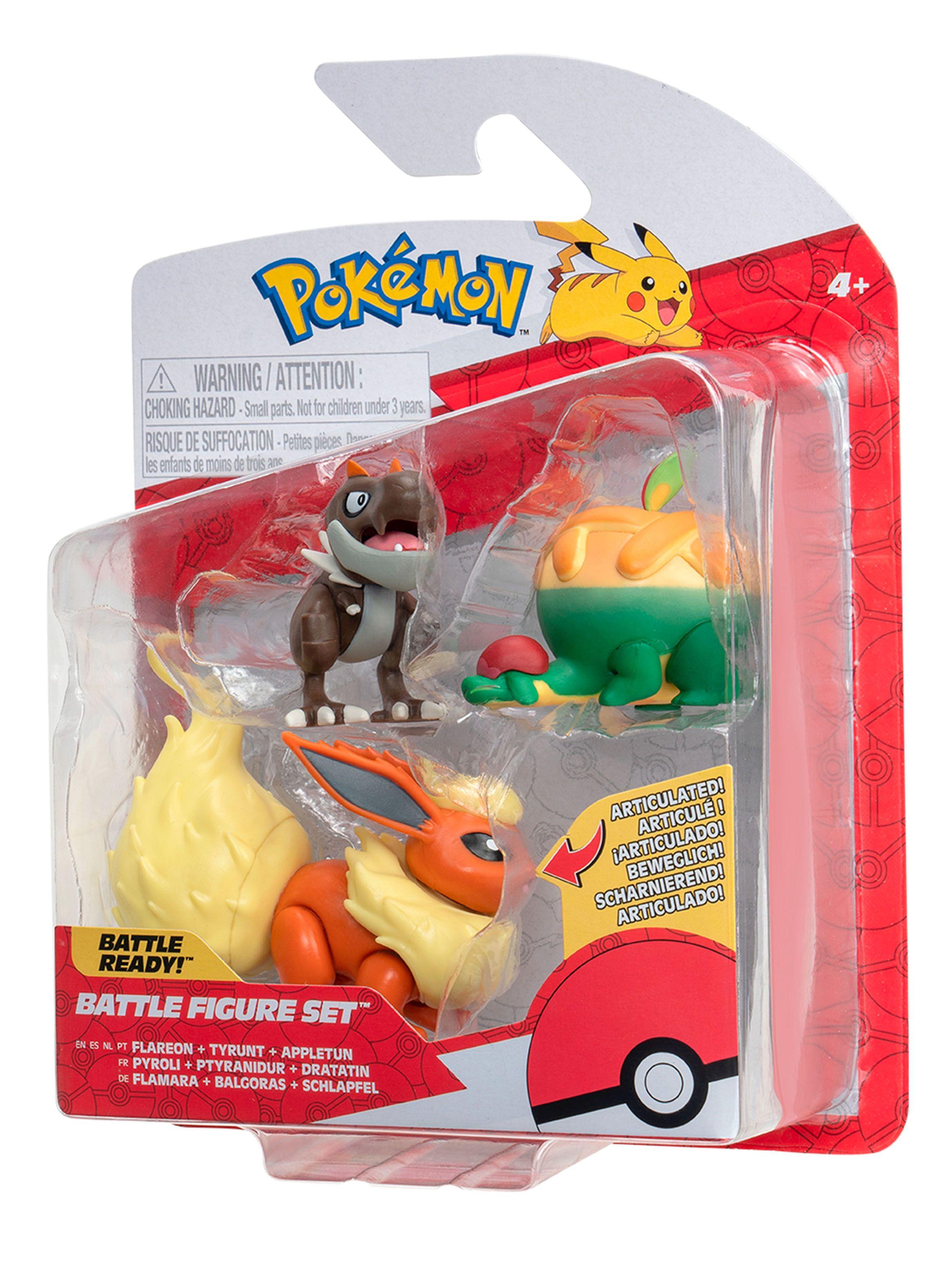 Figura de Acción Flareon + Tyrunt + Appletun-2