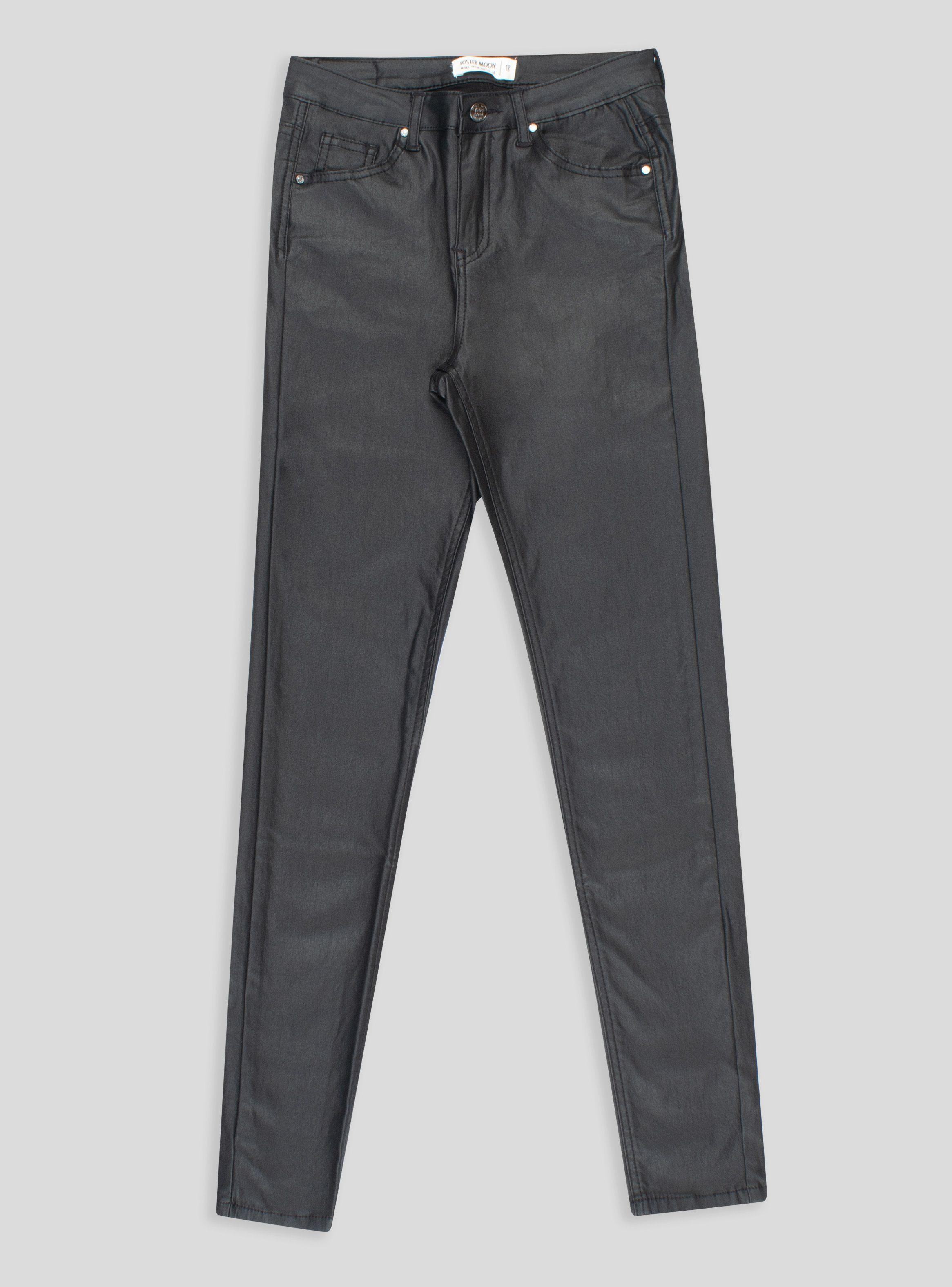 Jeans Foster Pitillo Coated Niña Moon-0