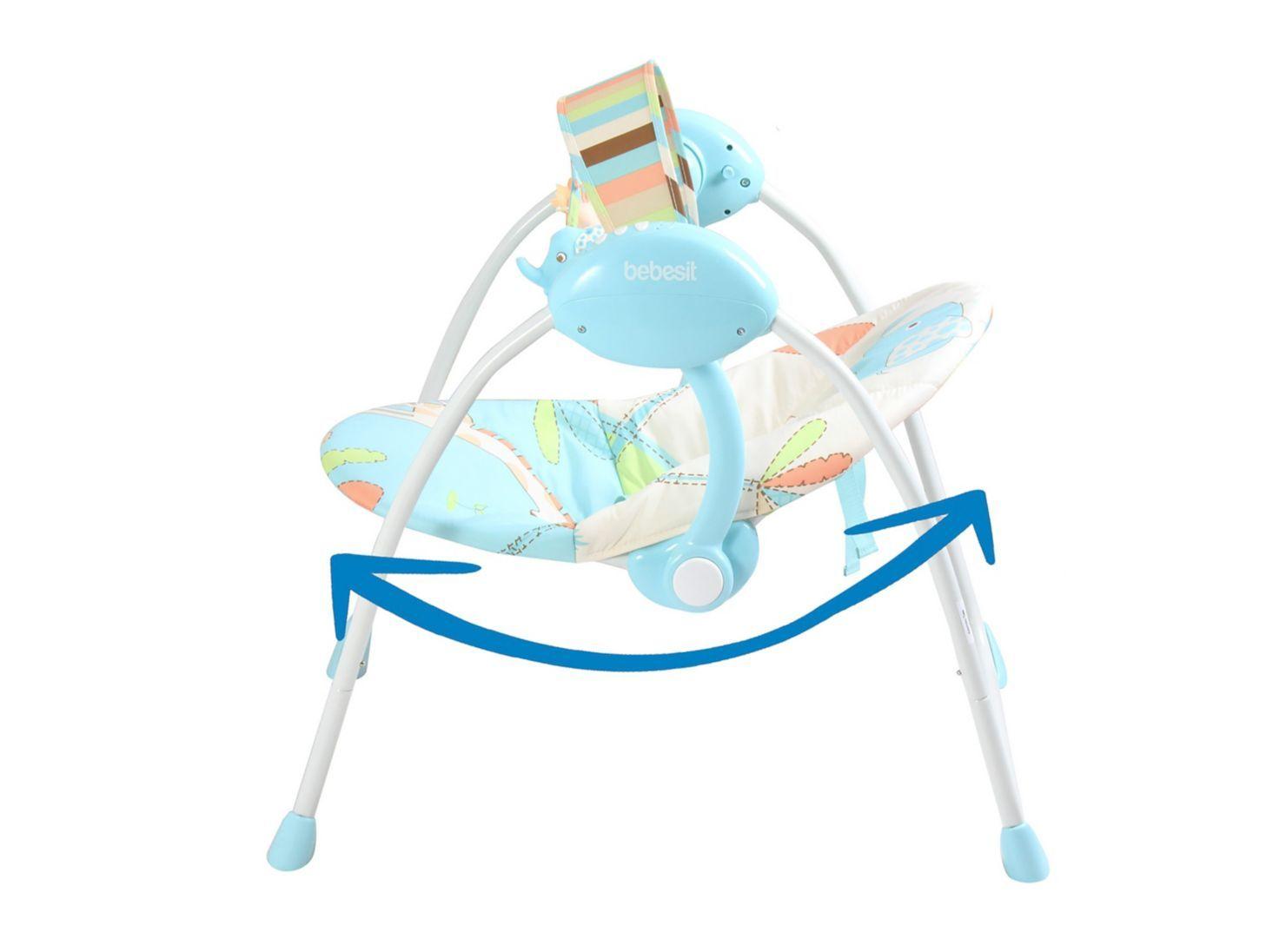 Silla Nido Balancín Columpio Mimo Celeste Bebesit-3