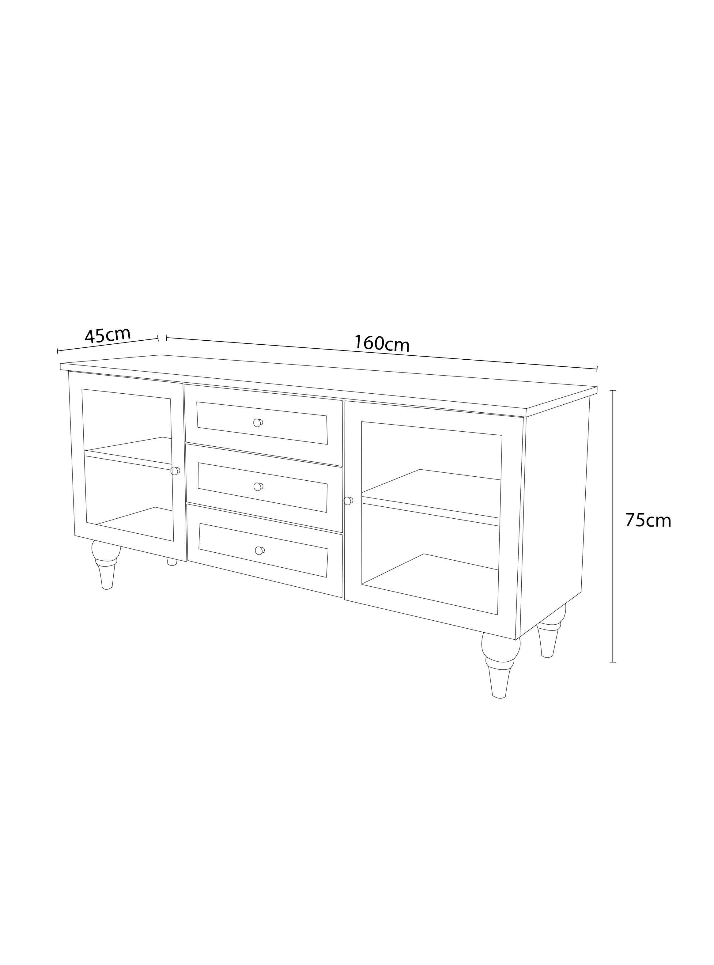 Buffet Seguret 3C 2P Menta-2