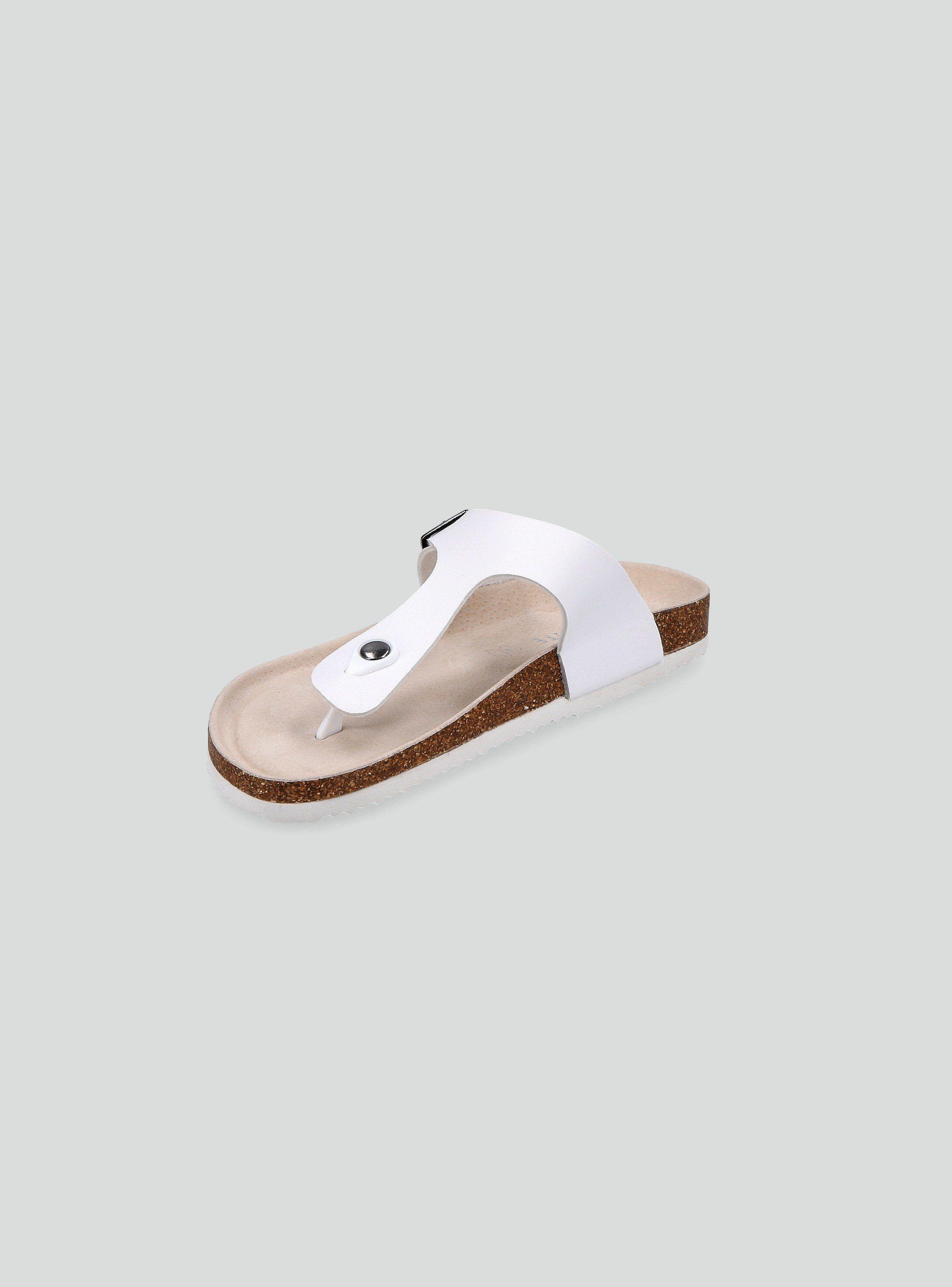 Sandalia T-Toe Hebilla y Suela Corcho Mujer-2