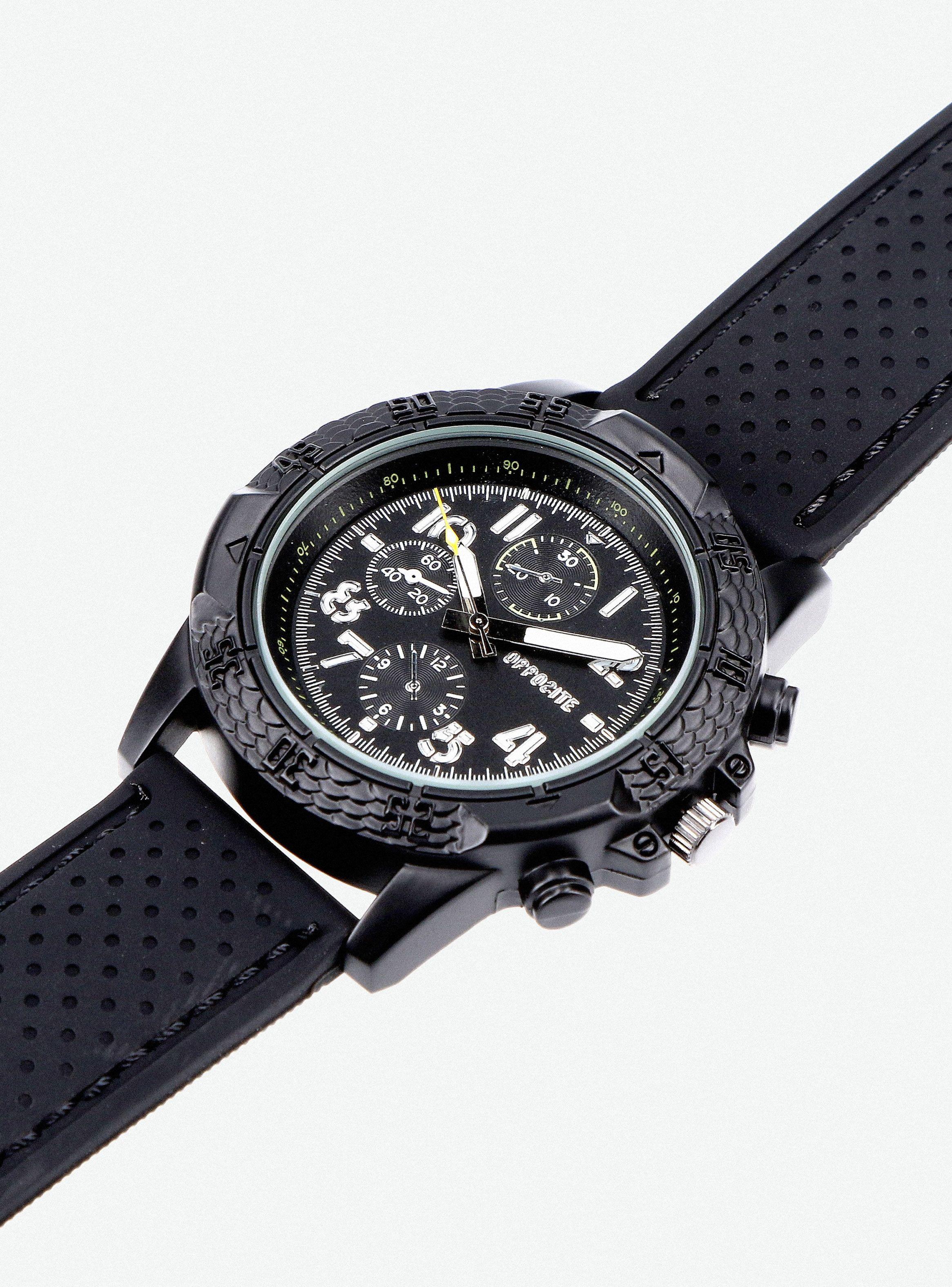 Reloj Análogo Hombre Negro-3