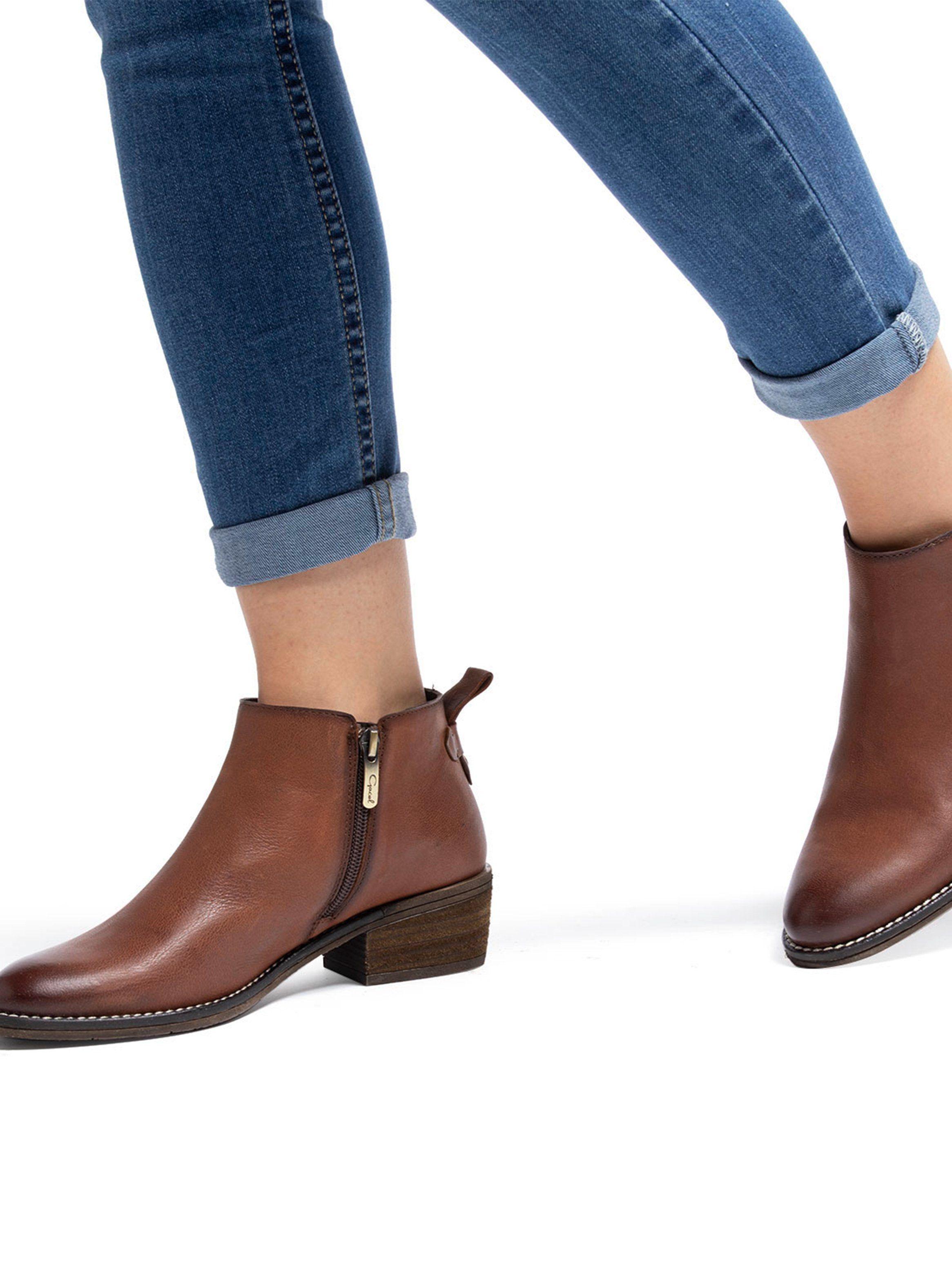 Botín Estilo Gina 659421 Cuero Mujer-0