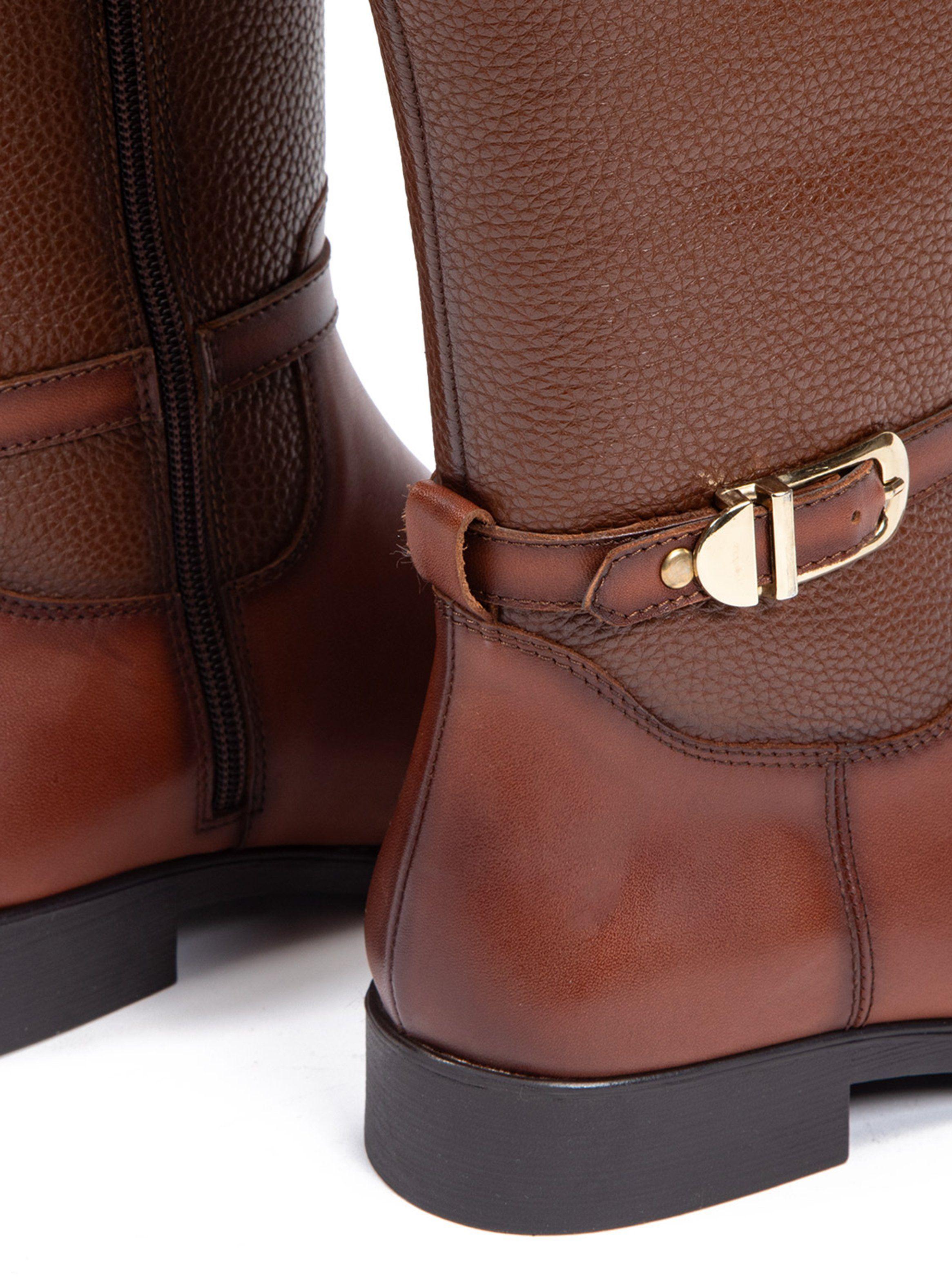 Bota Cuero Riding 659337 Mujer-4