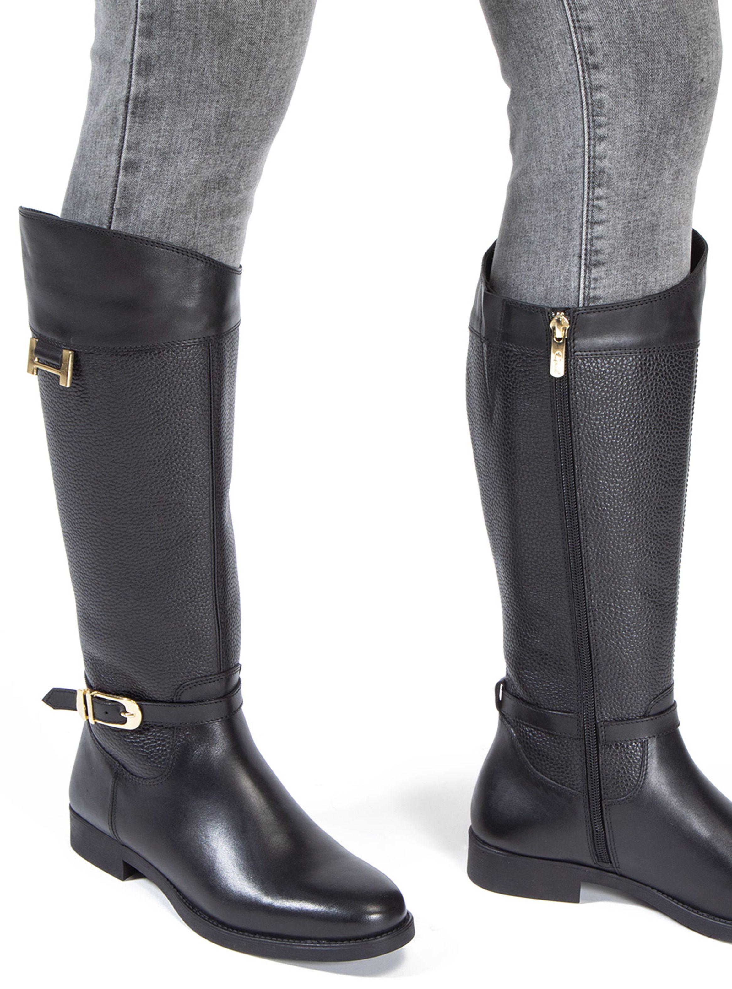 Bota Riding 659341 Cuero Mujer-0