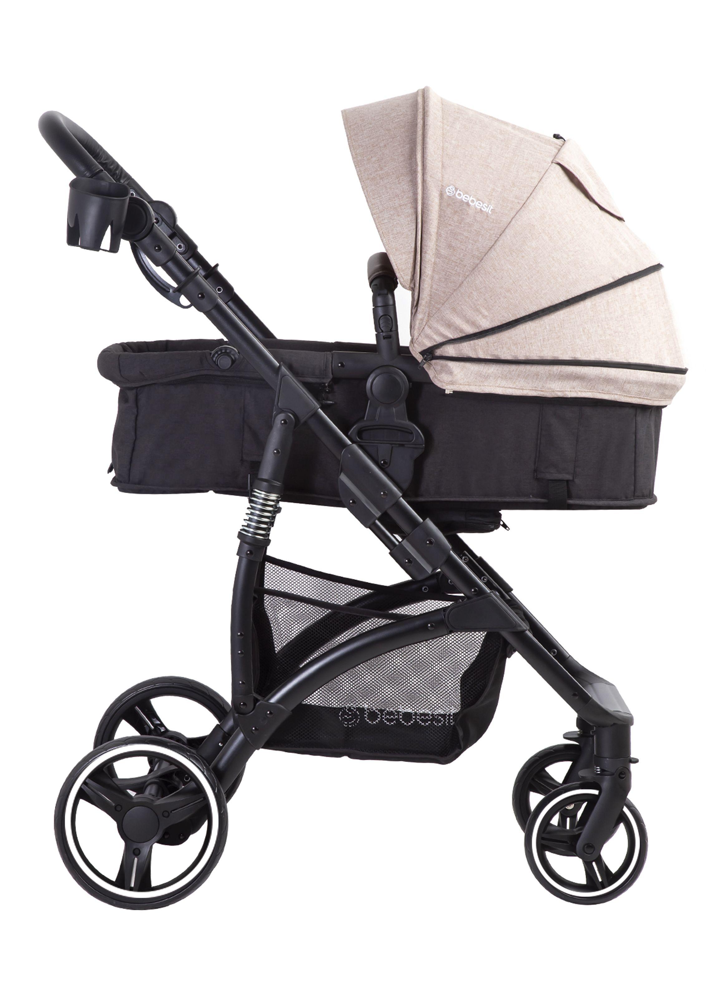 Coche Travel System Explorer Lx Beige Bebesit-3