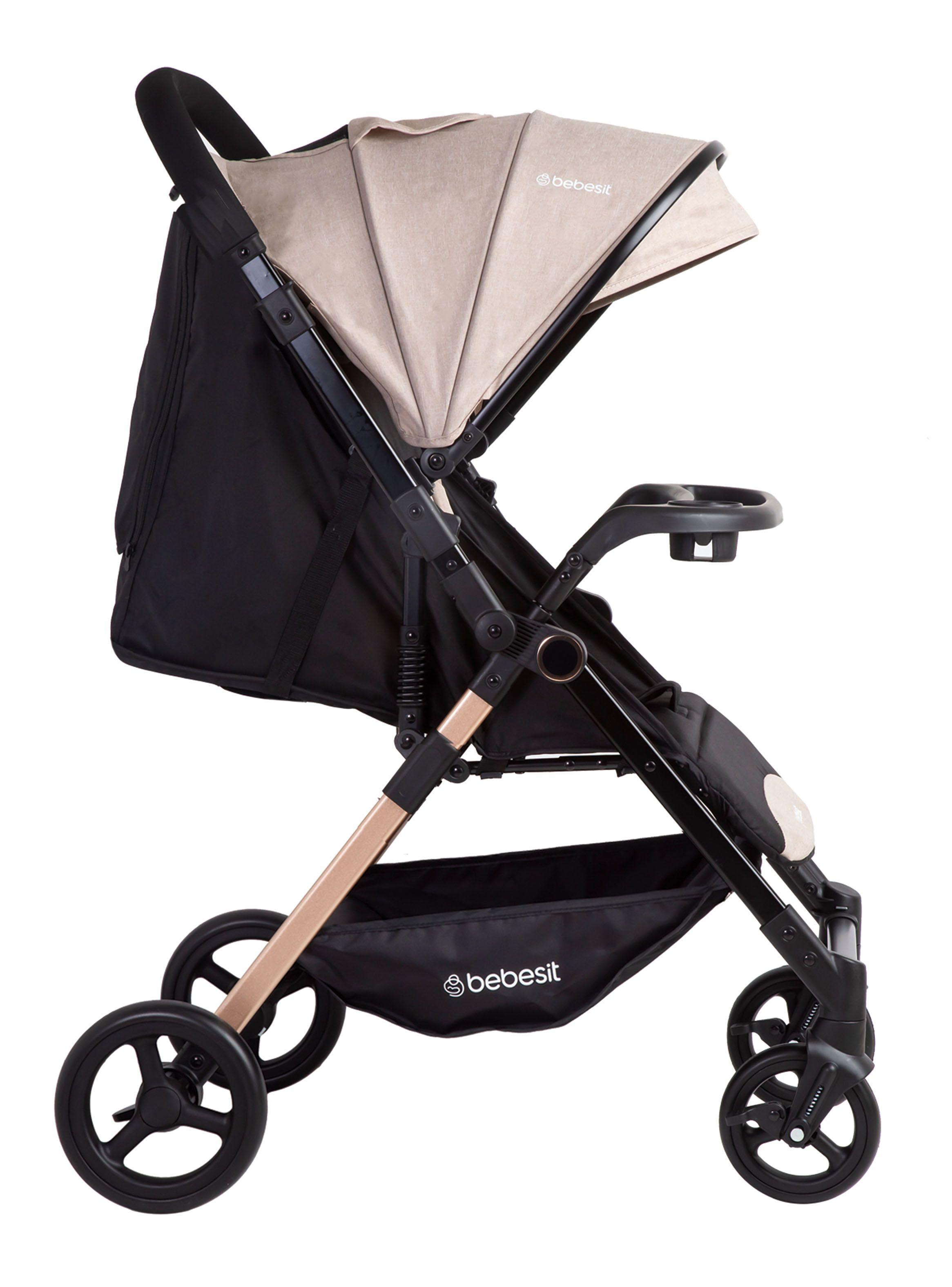 Coche Paseo City Beige Bebesit-3