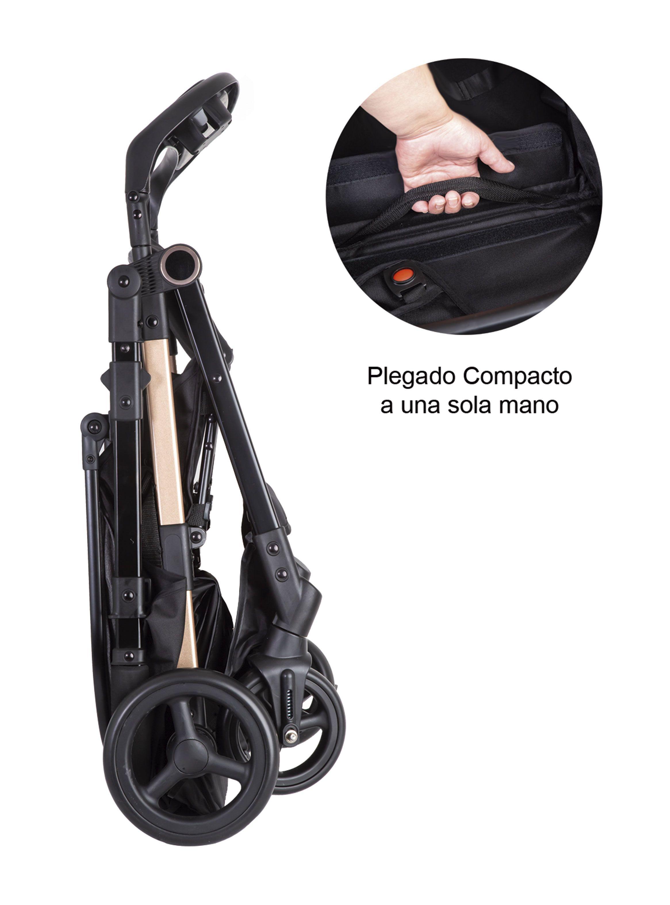 Coche Paseo City Gris Bebesit-5