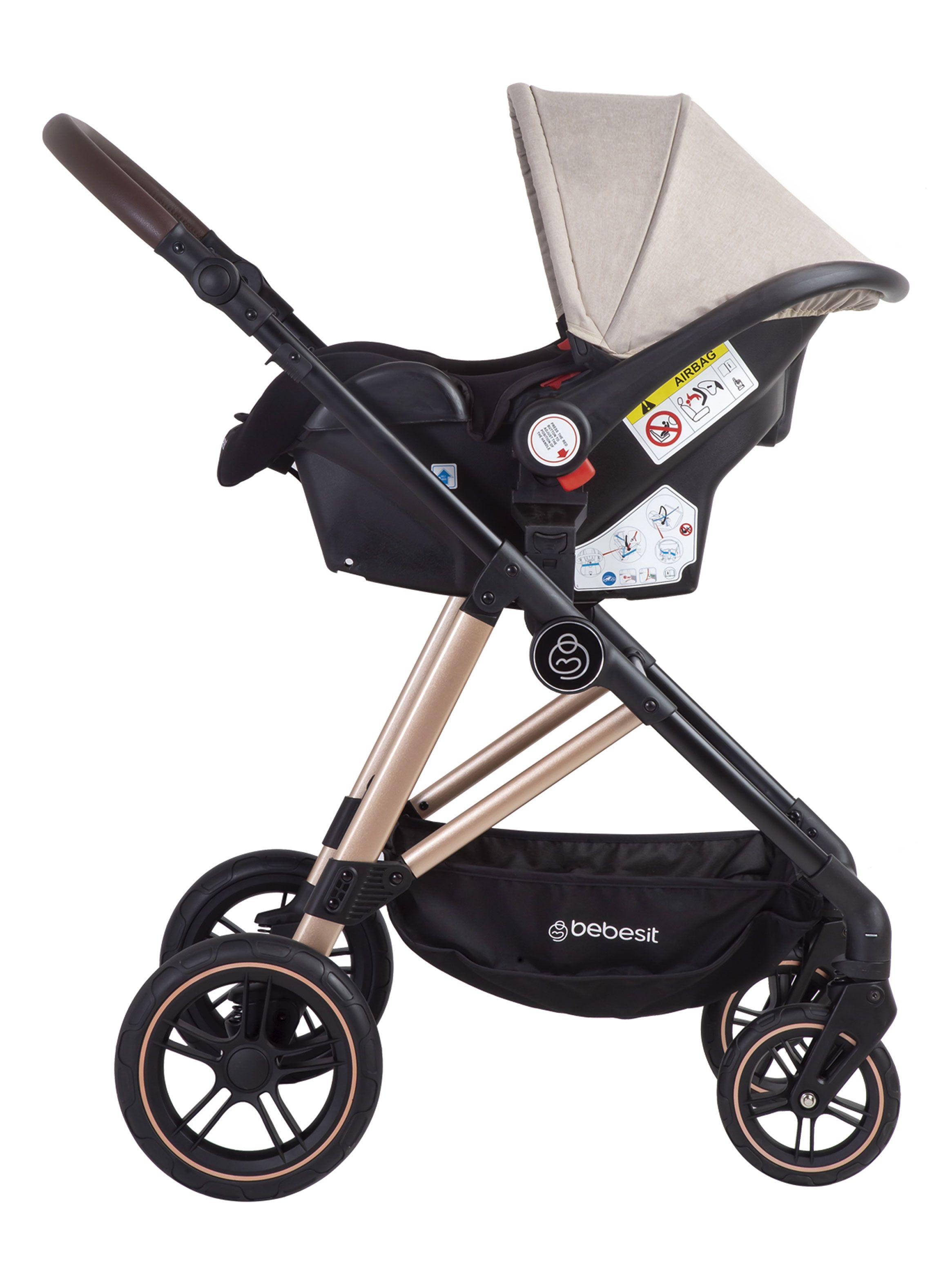 Coche Travel System Neo Beige Bebesit-4