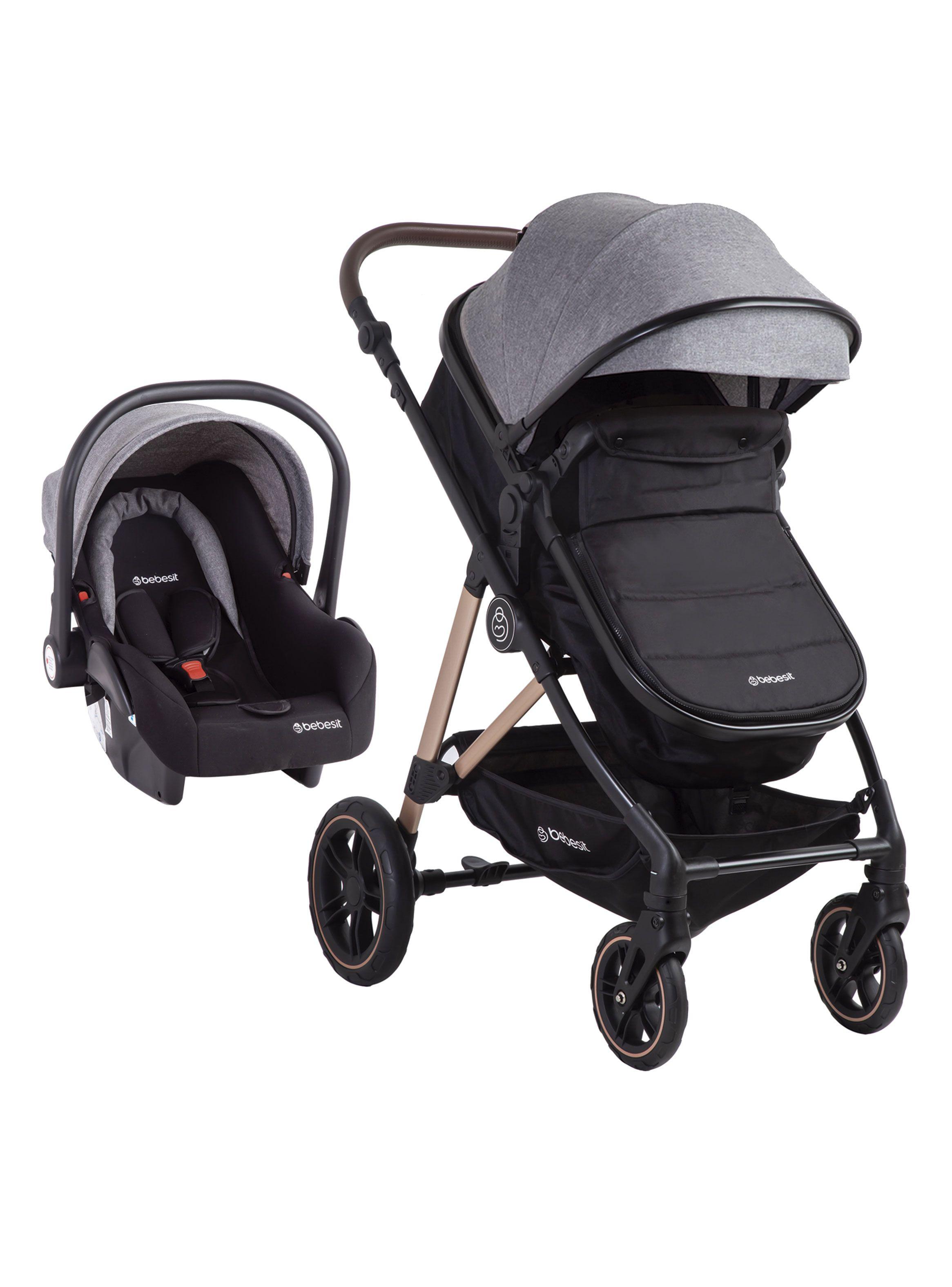 Coche Travel System Neo Gris Bebesit-2