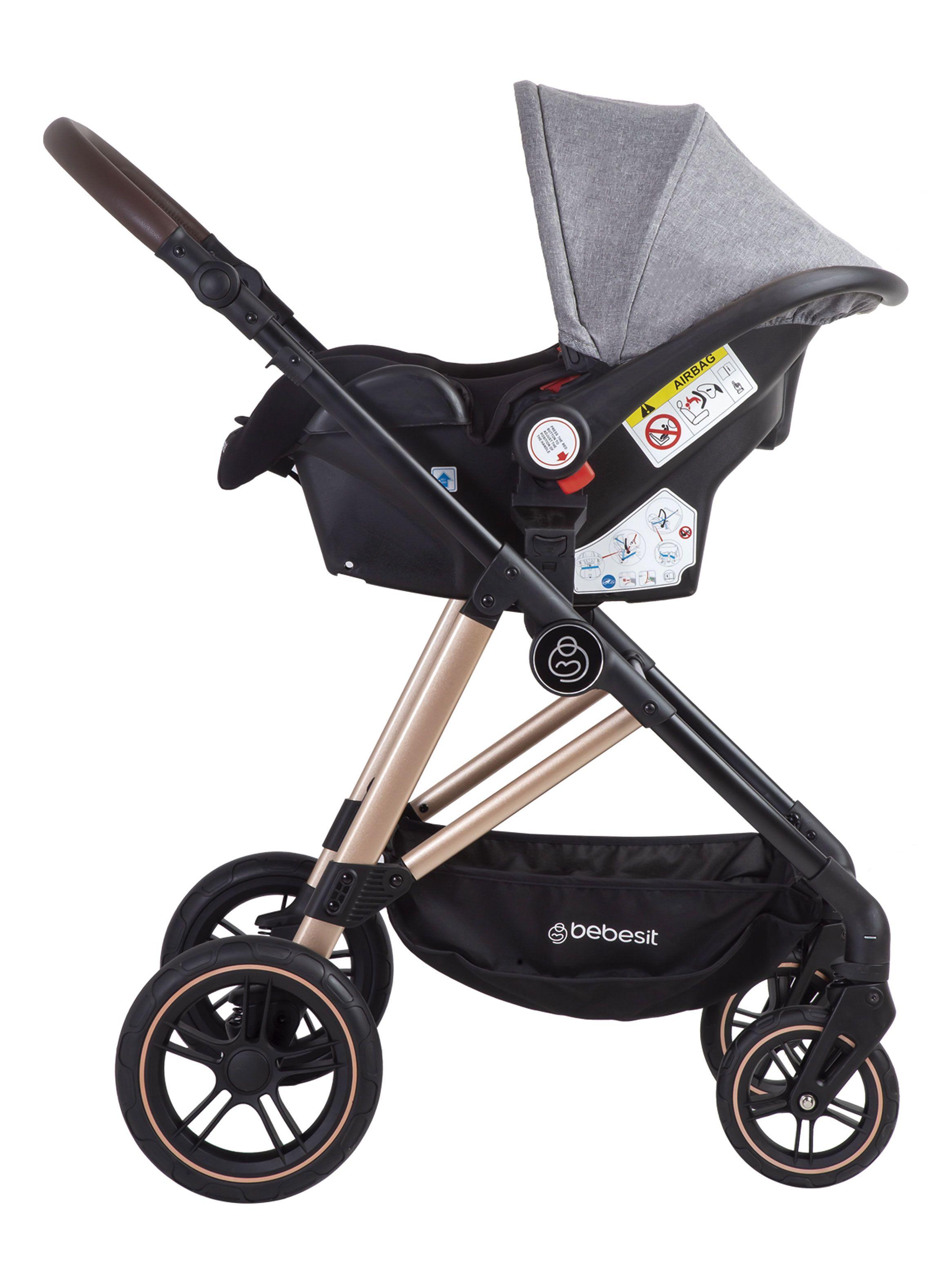 Coche Travel System Neo Gris Bebesit-4