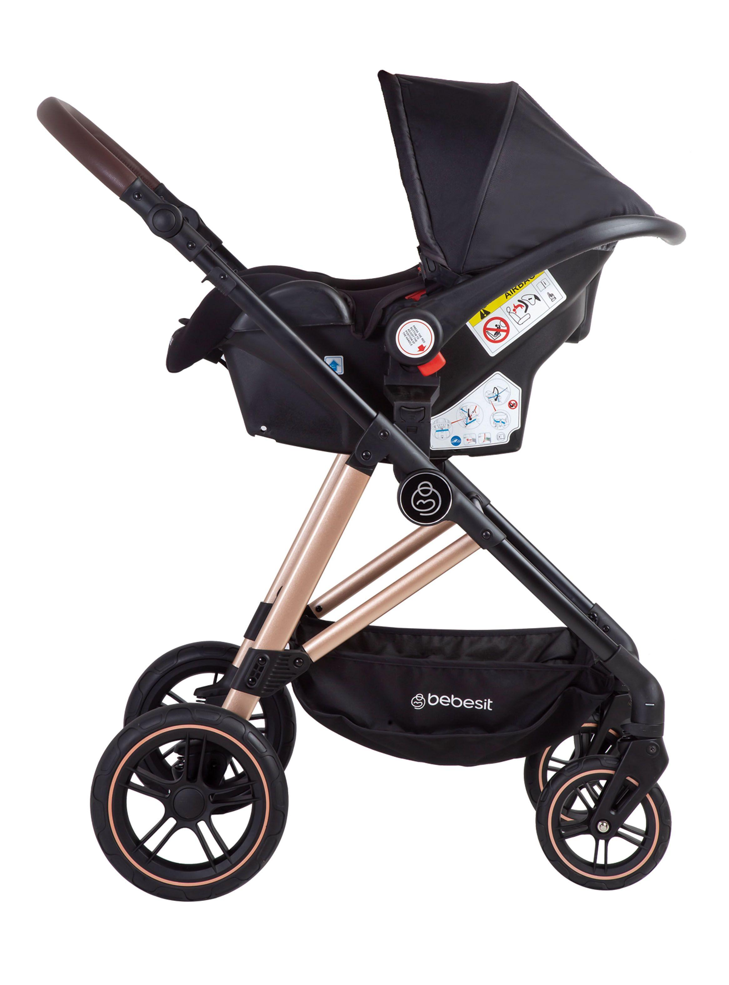 Coche Travel System Neo Negro Bebesit-4