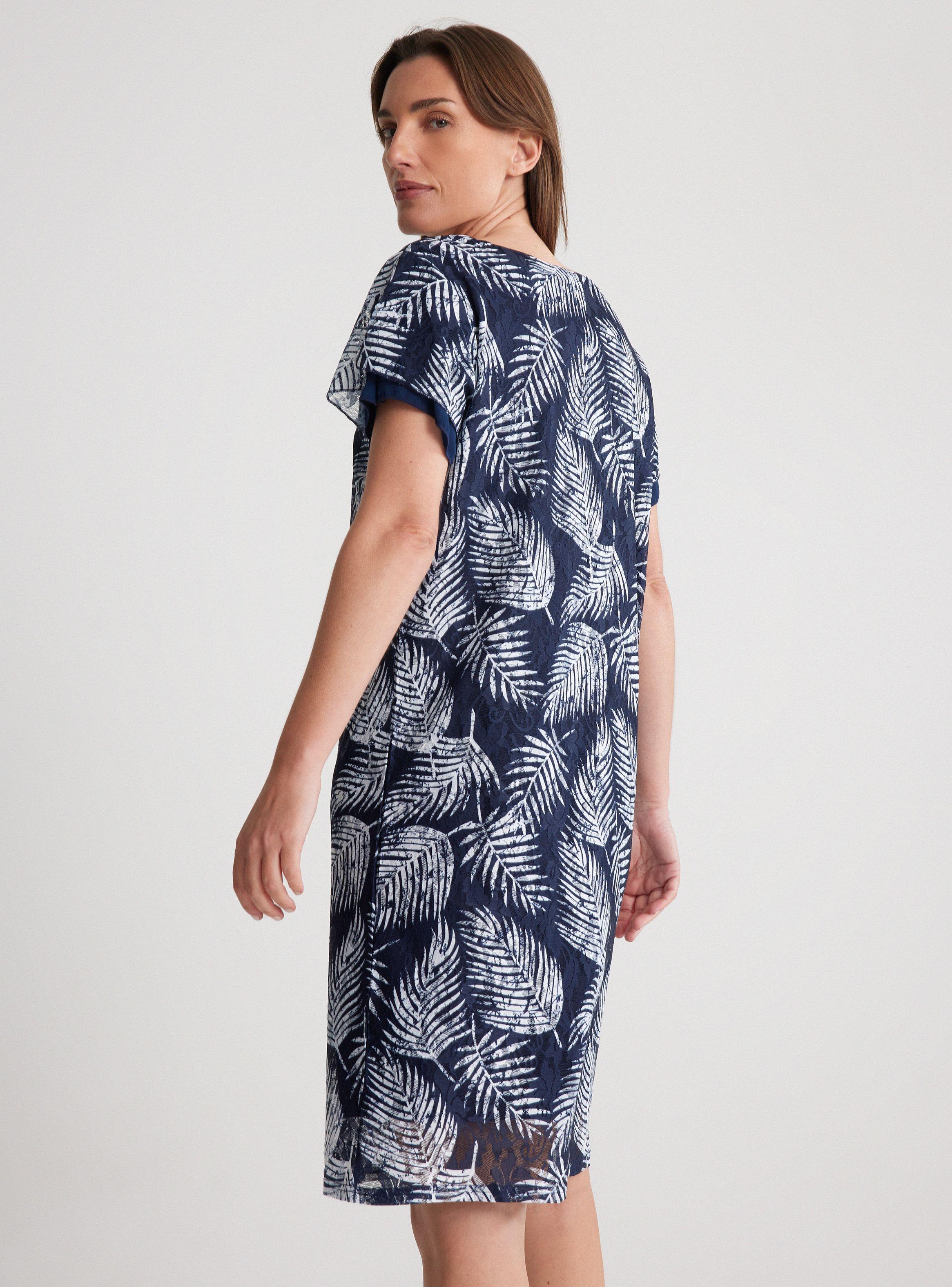 Vestido Encaje Estampado-1