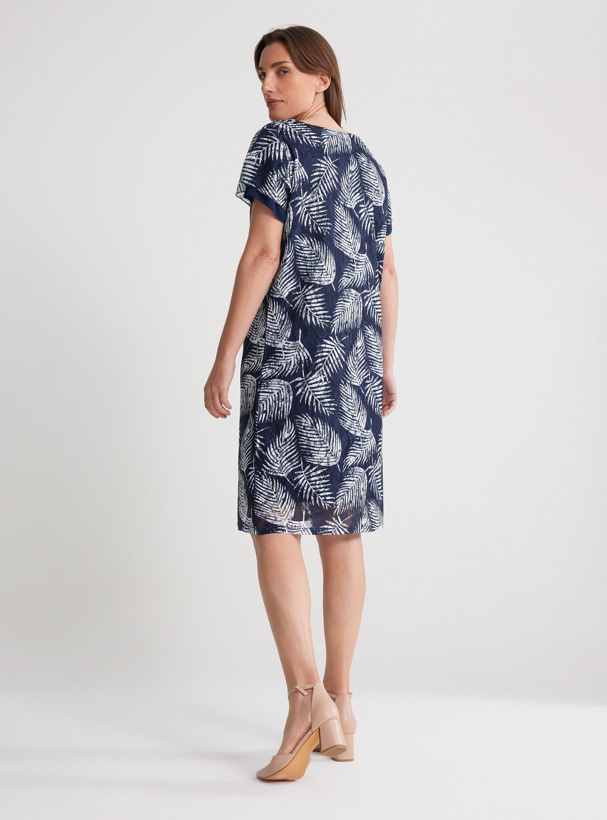 Vestido Encaje Estampado-5