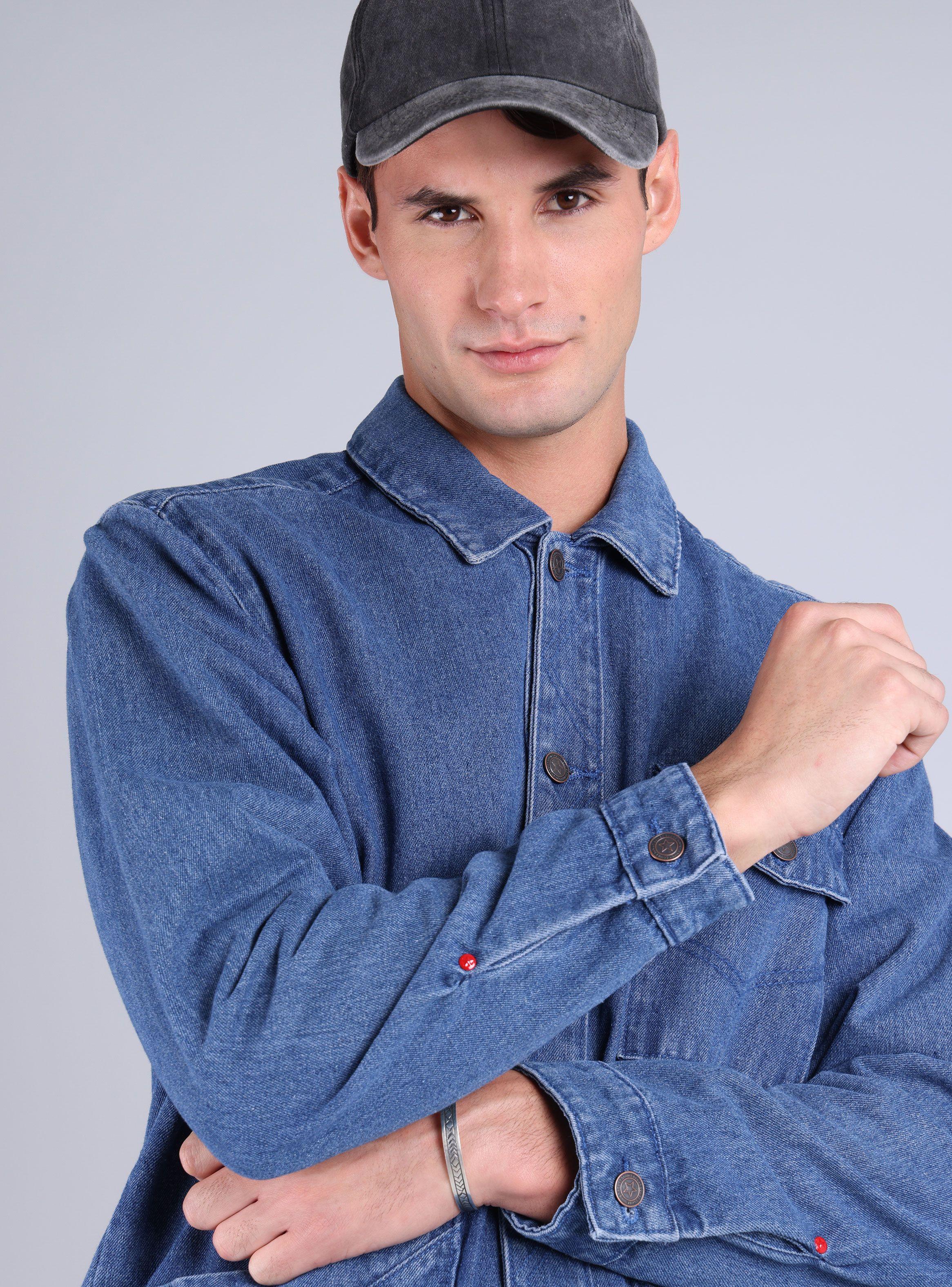 Chaqueta Denim Manga Larga Sport-3