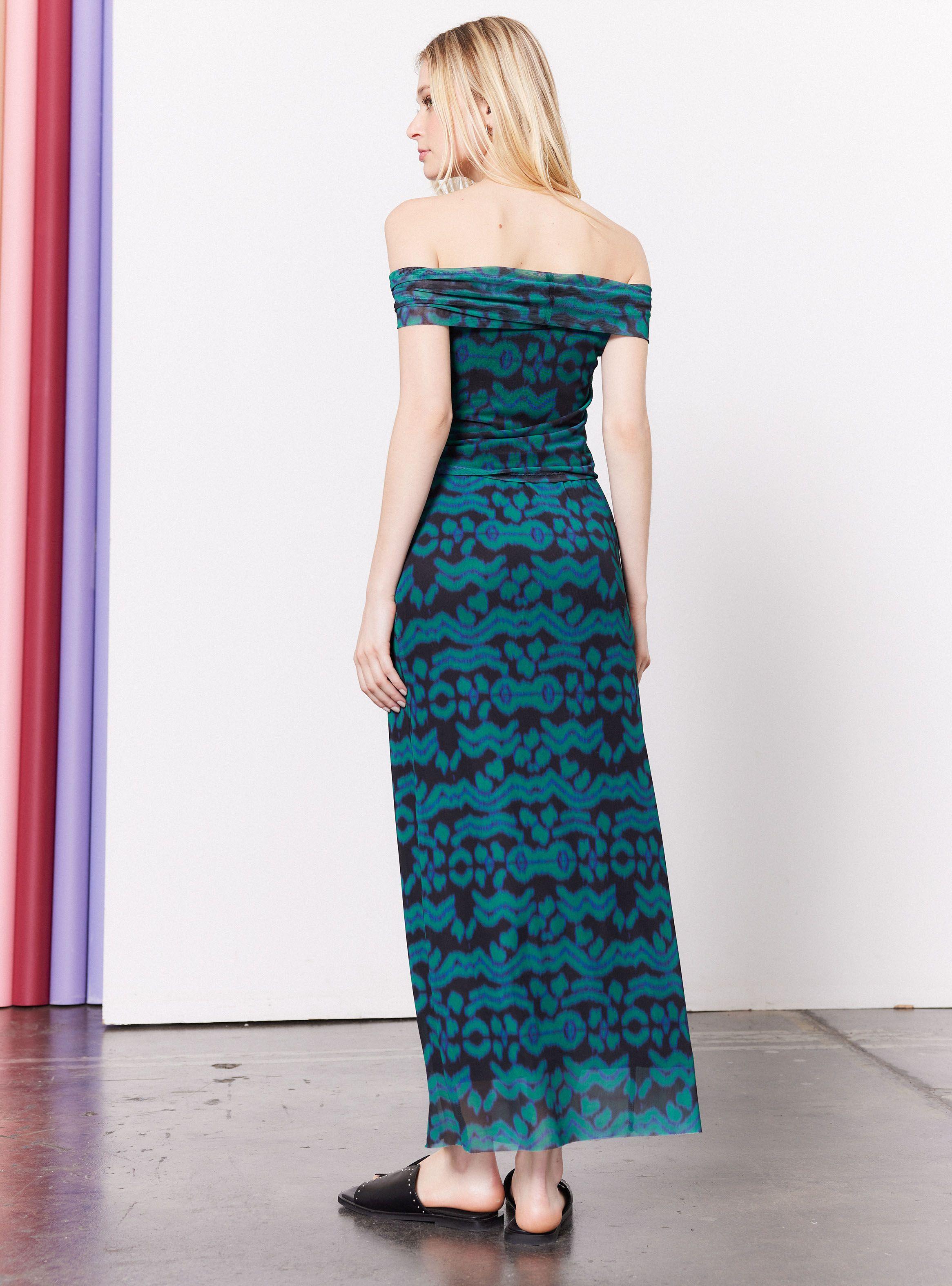 Falda Malla Estampada-5