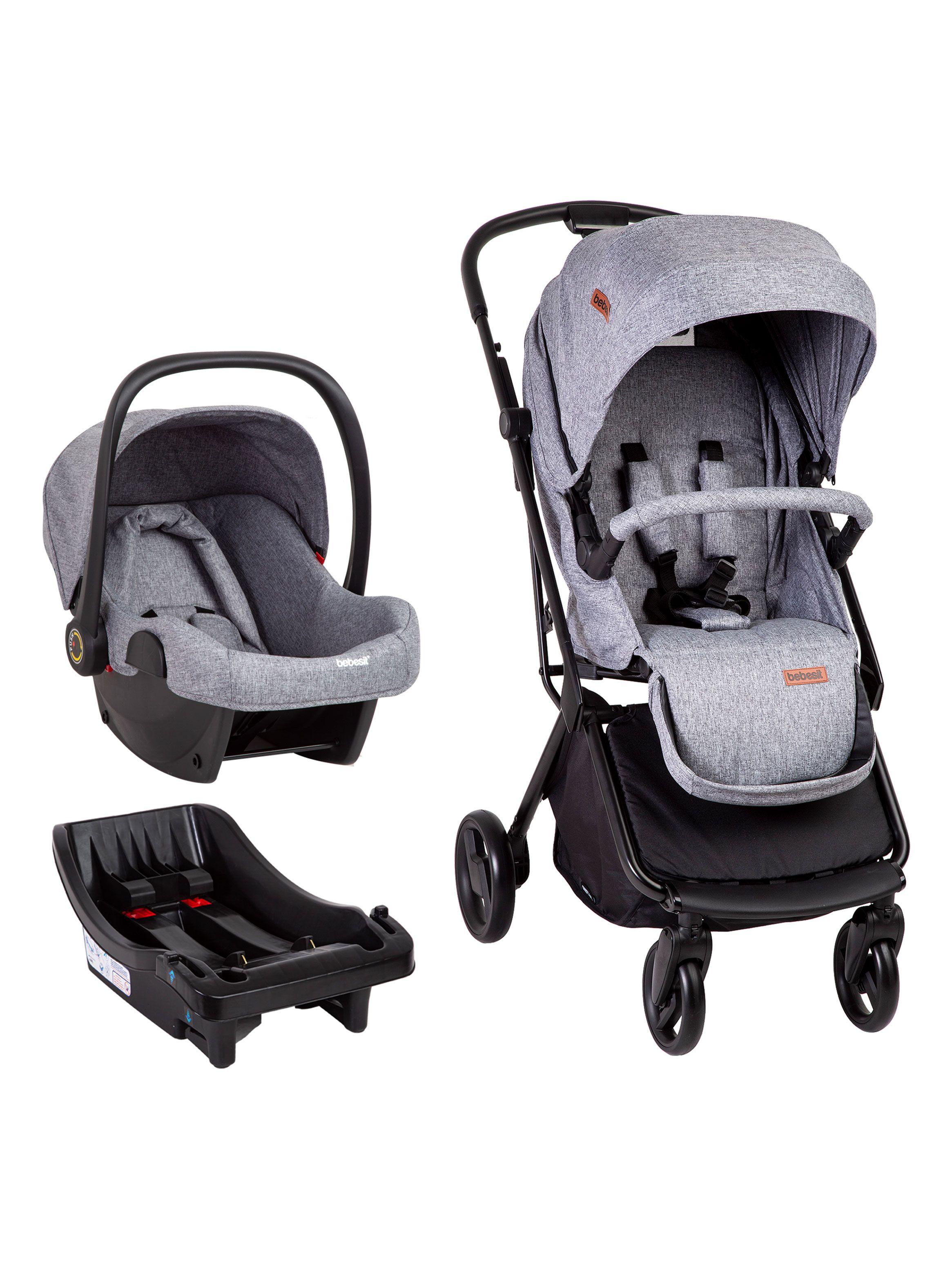 Coche Travel System Swift 360 Gris Bebesit-0