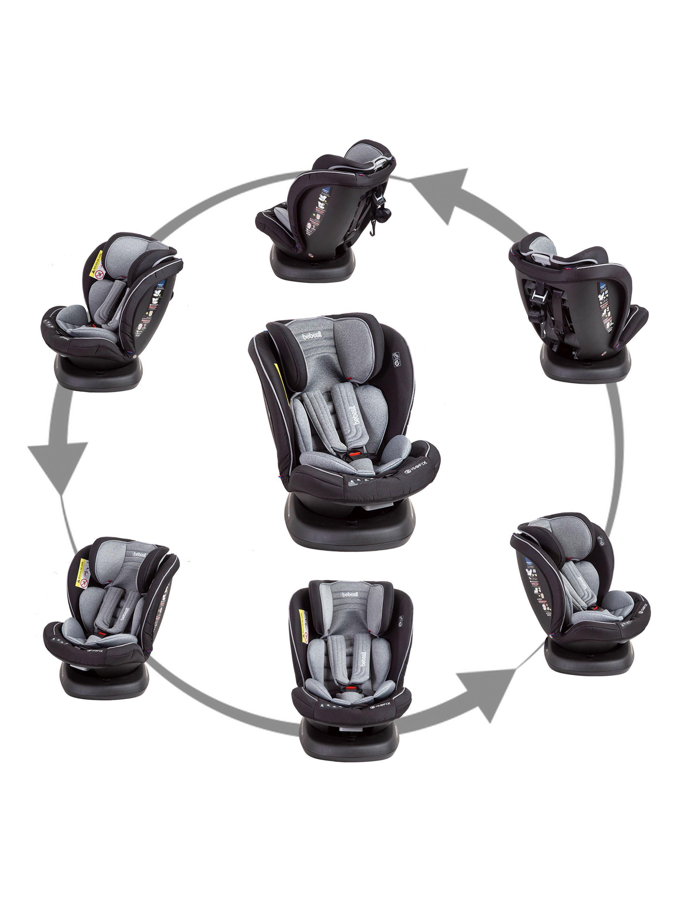 Silla de Auto Supra 360 Isofix Melange-4