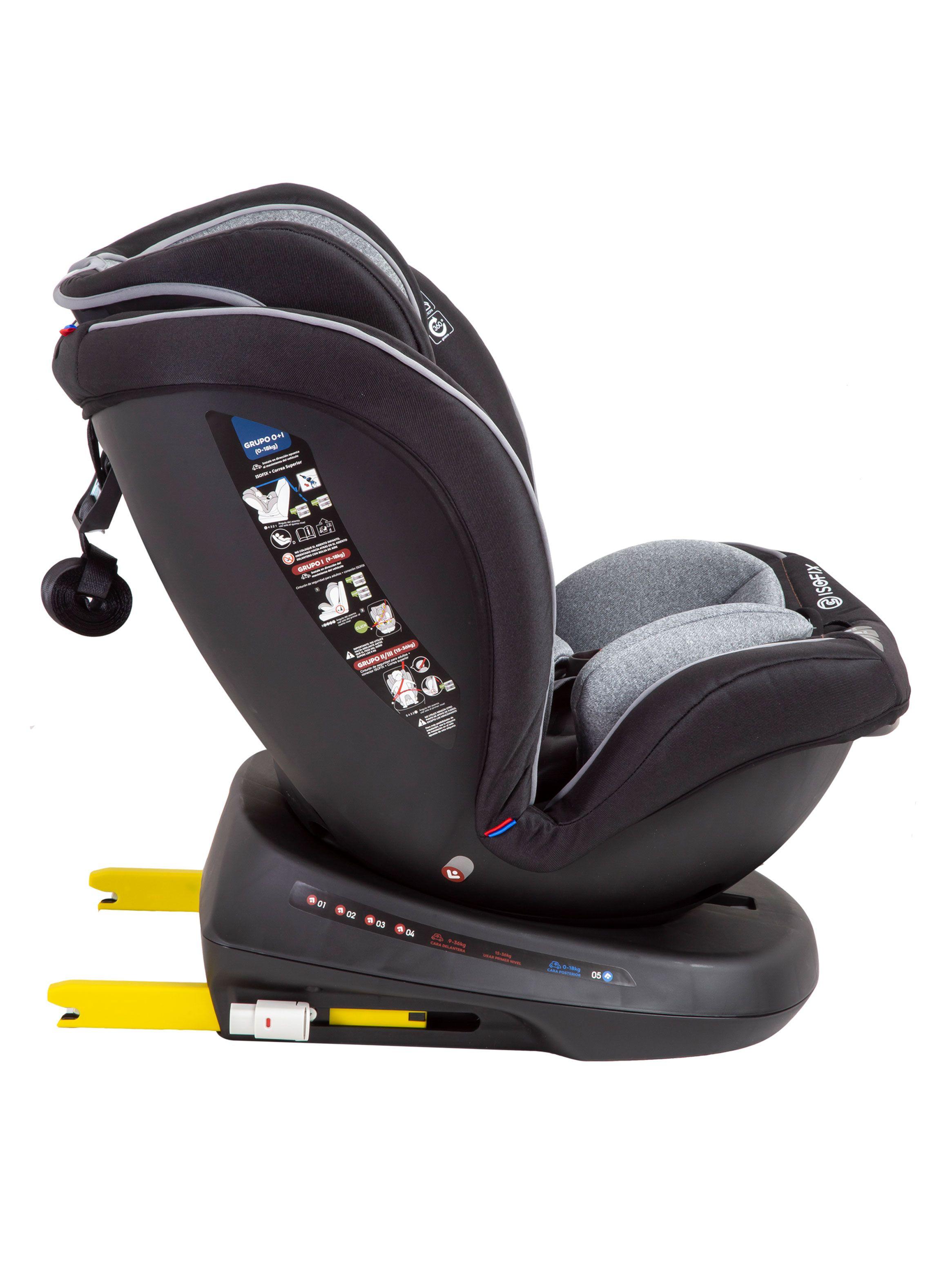 Silla de Auto Supra 360 Isofix Melange-1