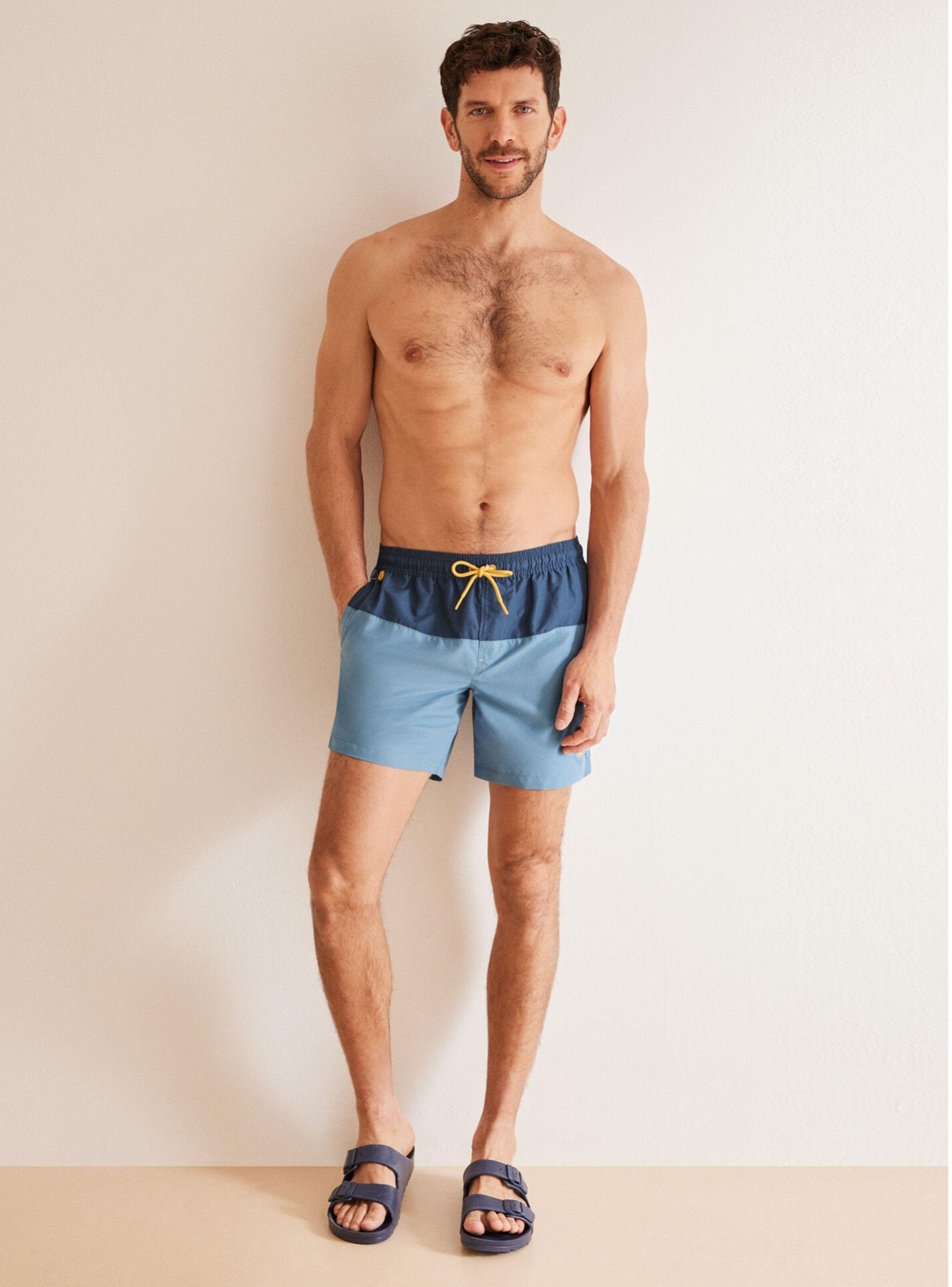 Traje de Baño Hombre Color Block-3