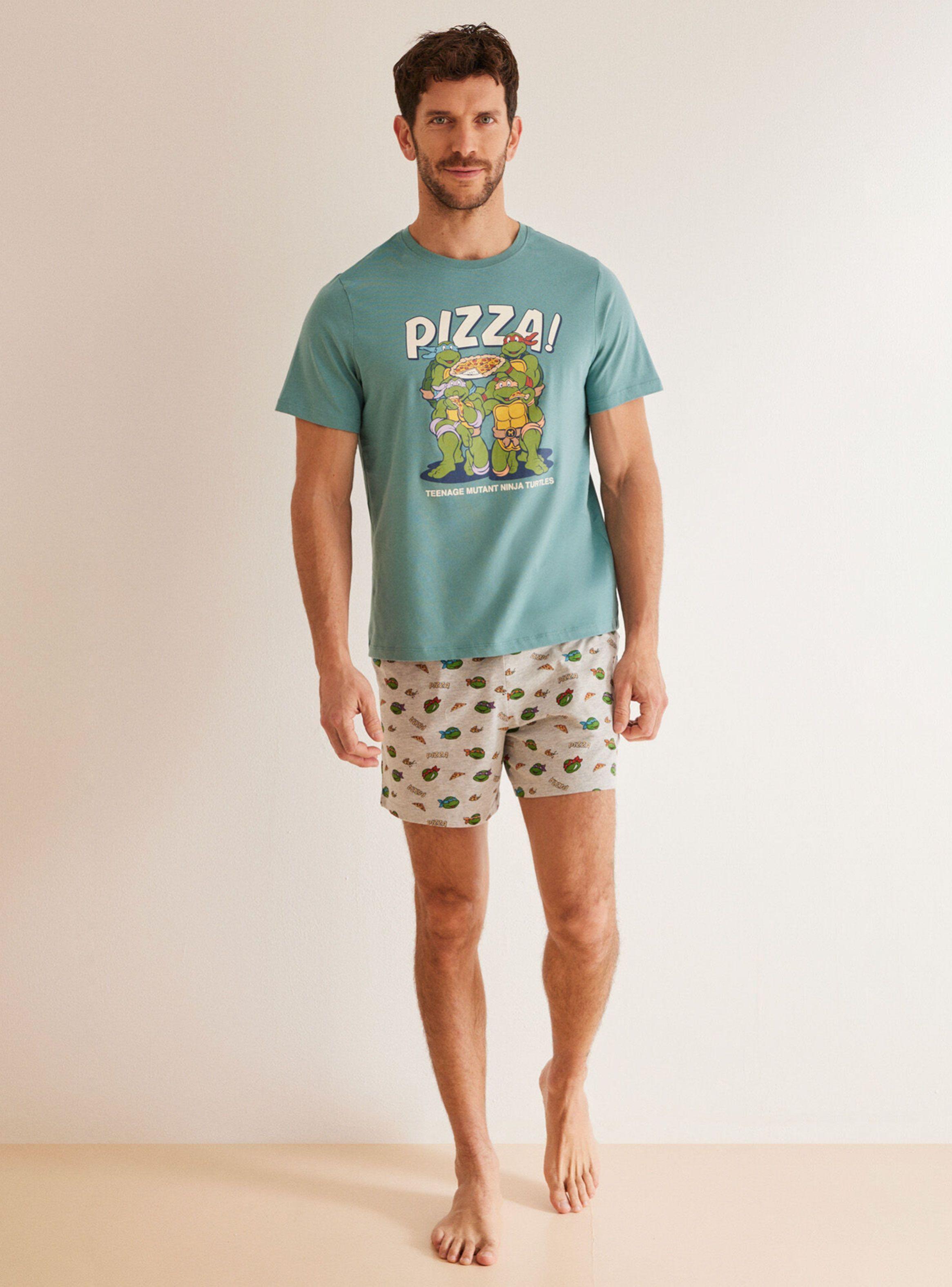 Pijama Corto Algodón Tortugas Ninja-3
