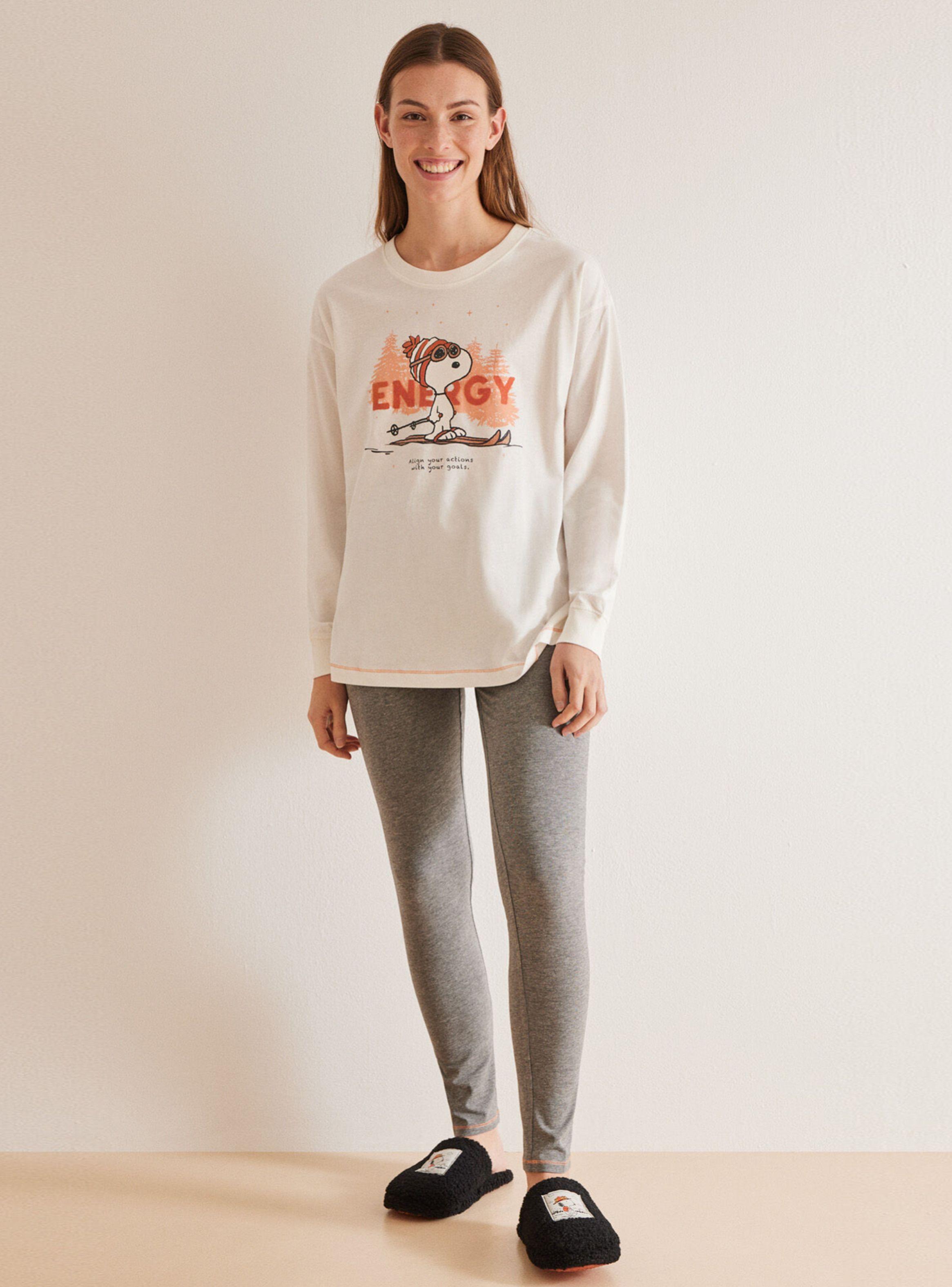 Pijama Algodón Snoopy Legging-0