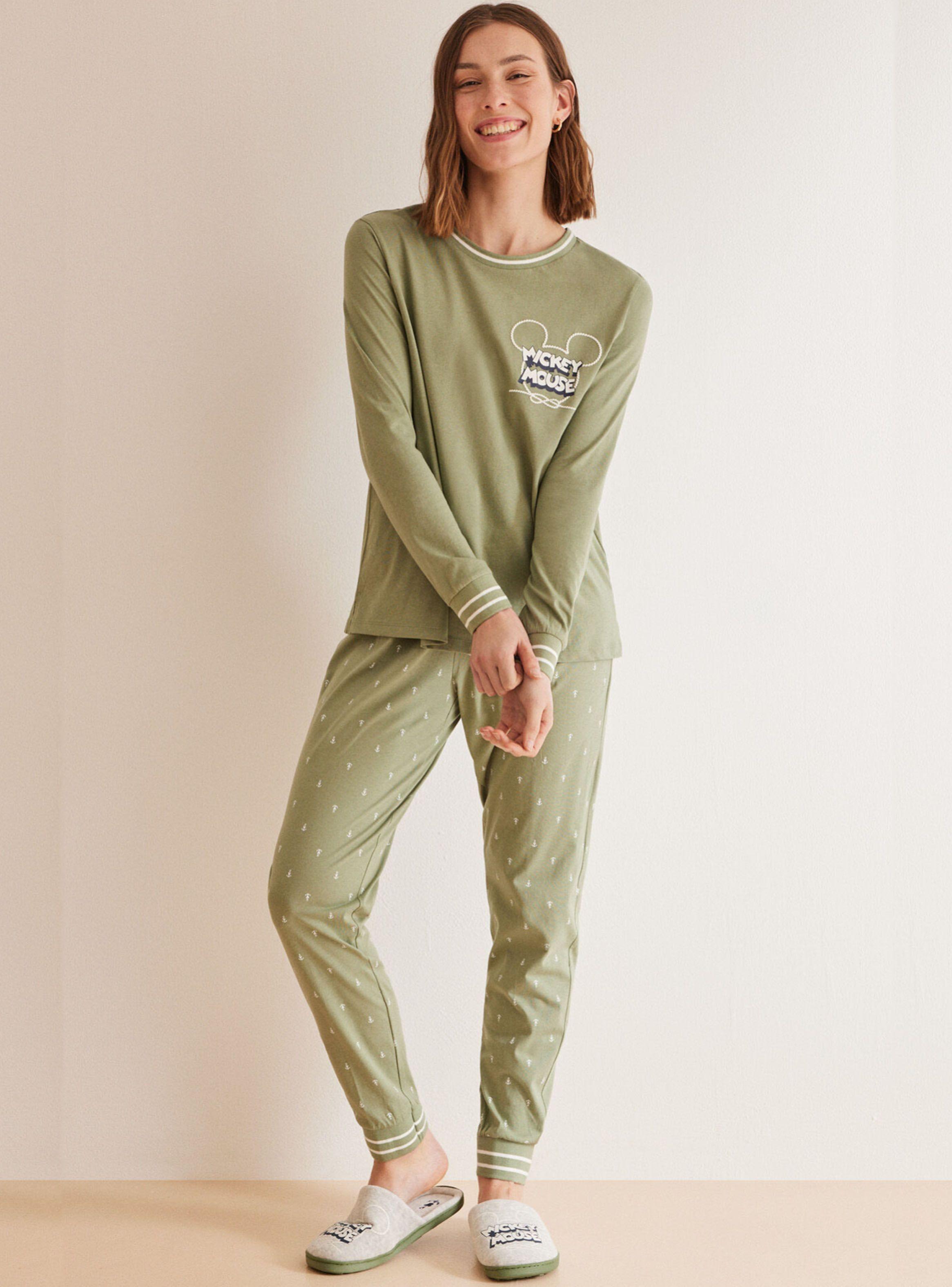 Pijama Algodón Mickey Mouse-0