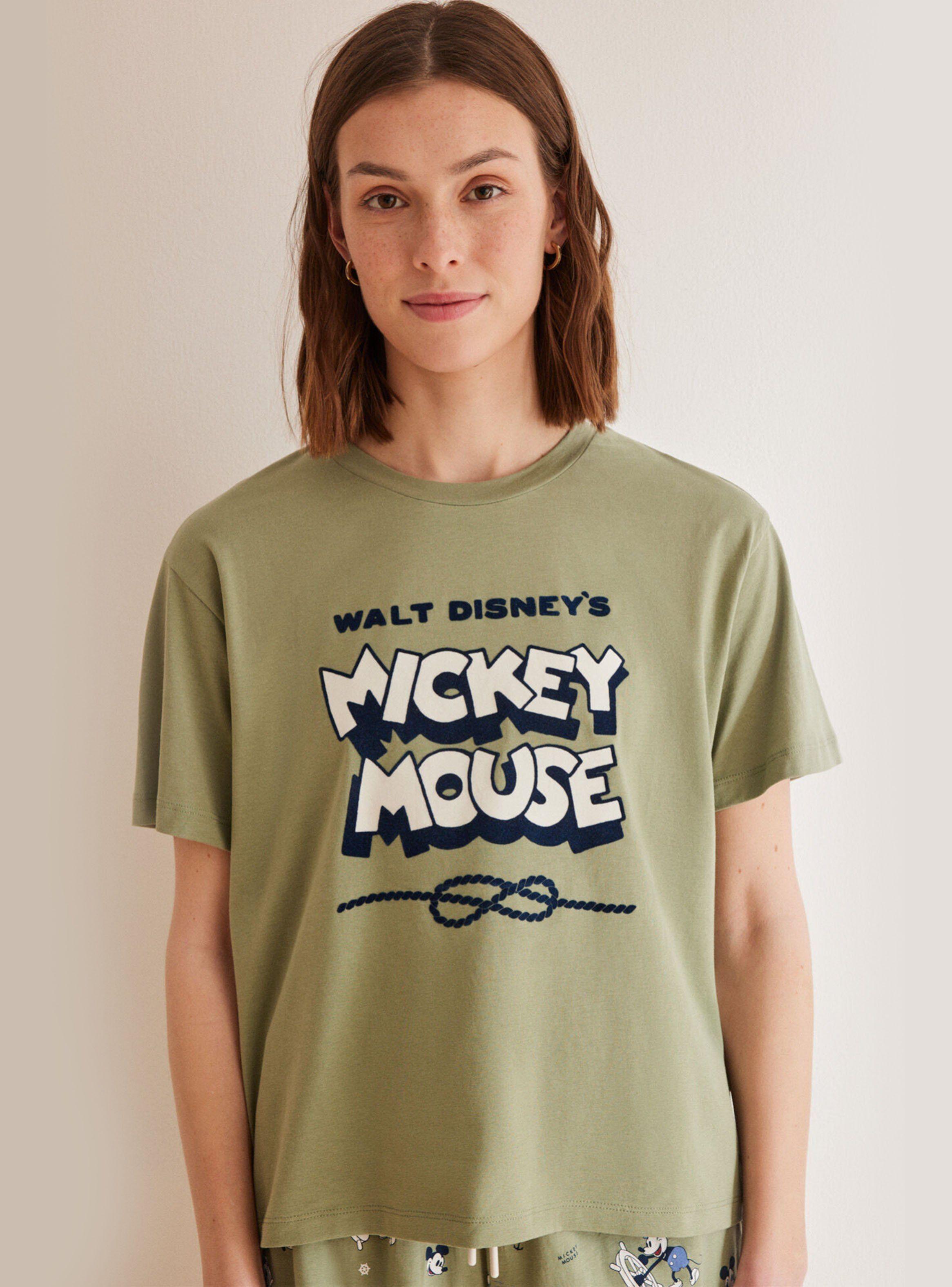 Pijama Corto Algodón Mickey Mouse-1