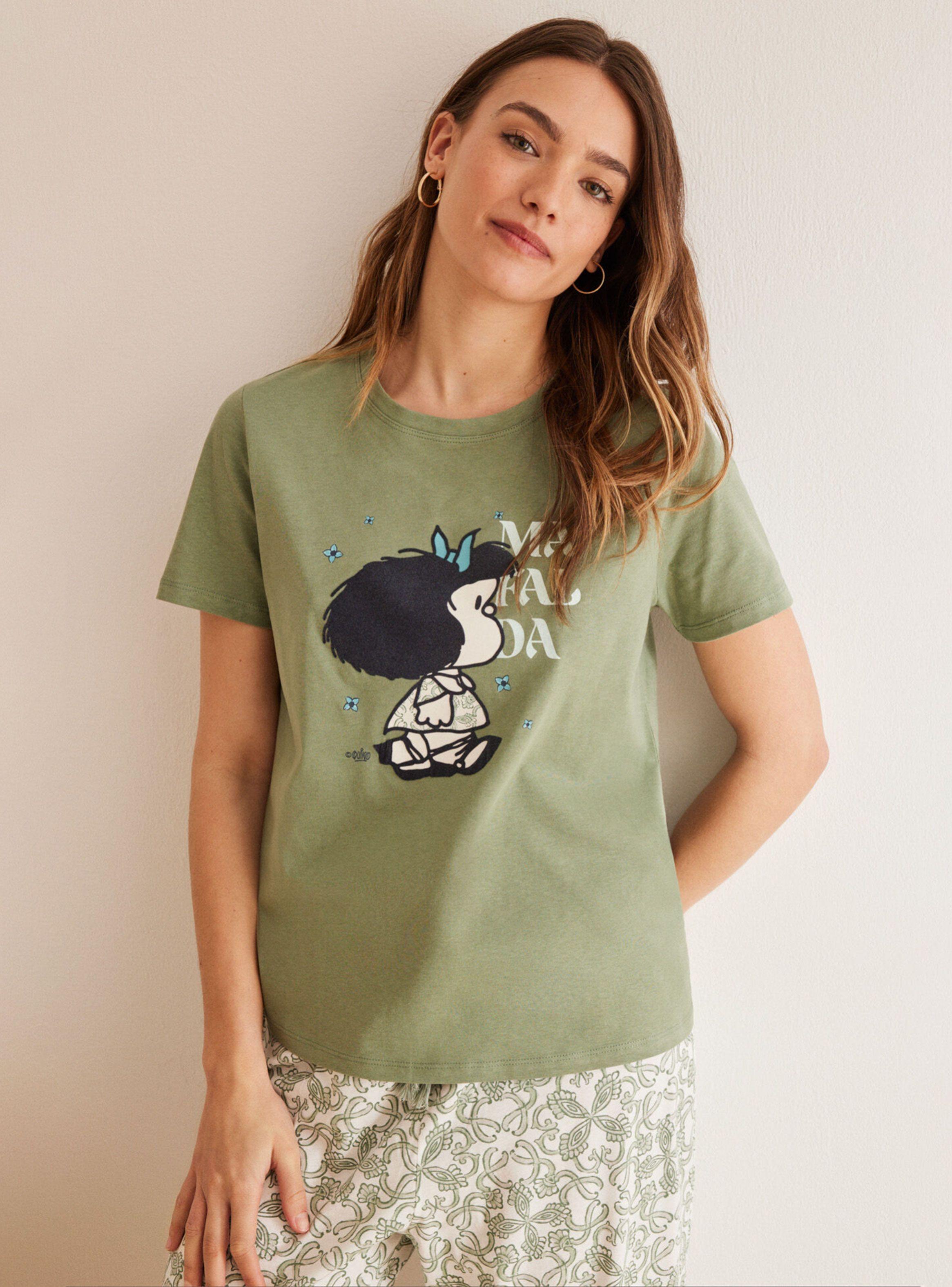 Pijama Algodón Capri Mafalda-2