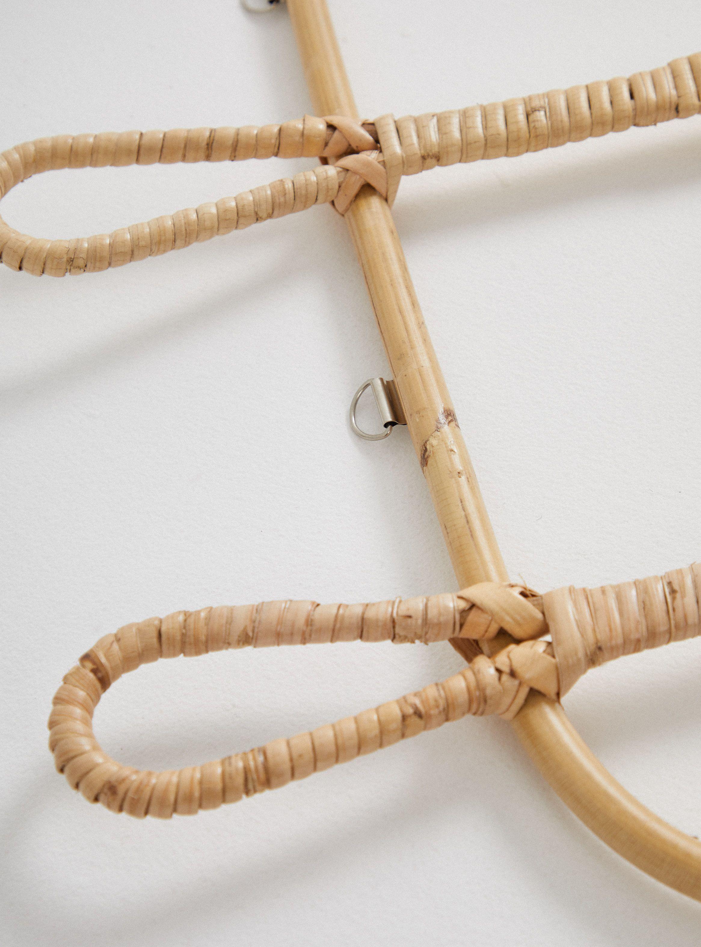 Perchero Rattan 50 x 15 x 25 cm-3