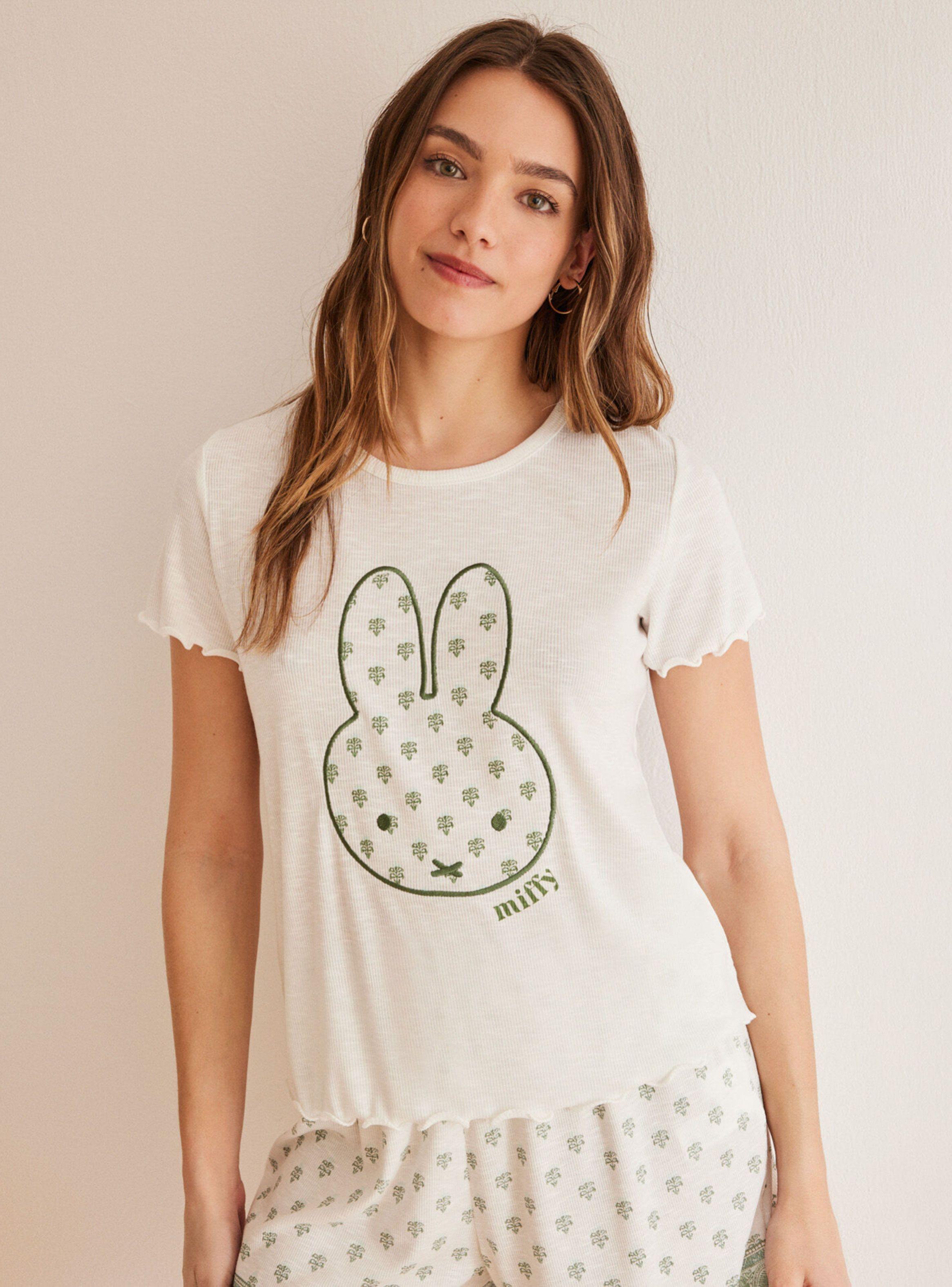 Pijama Estampado Miffy Verde-1