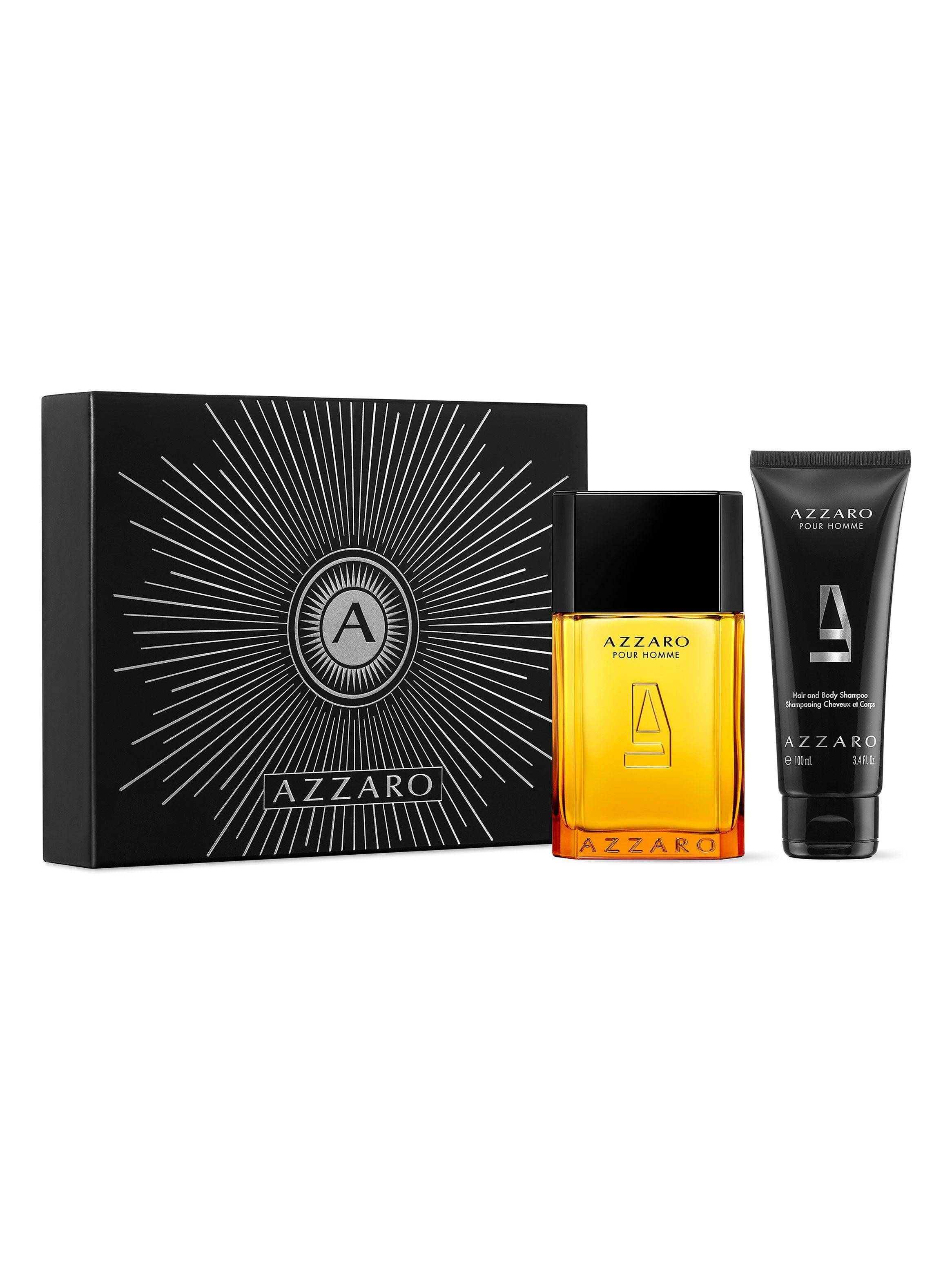 Set Perfume Azzaro Pour Homme Hombre EDT 100 ml + Body Wash 100 ml-0