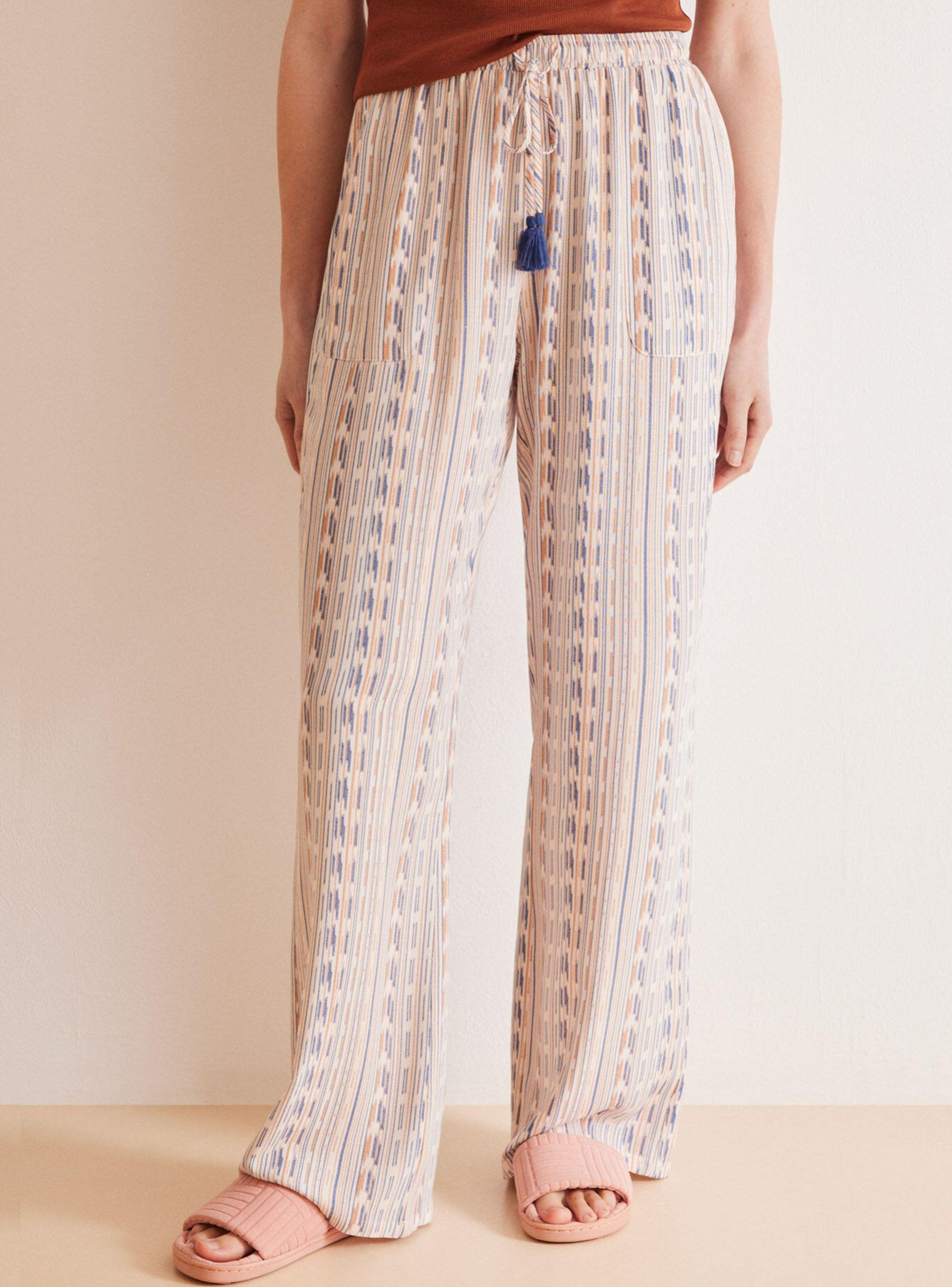 Pantalón Largo Rayas-0