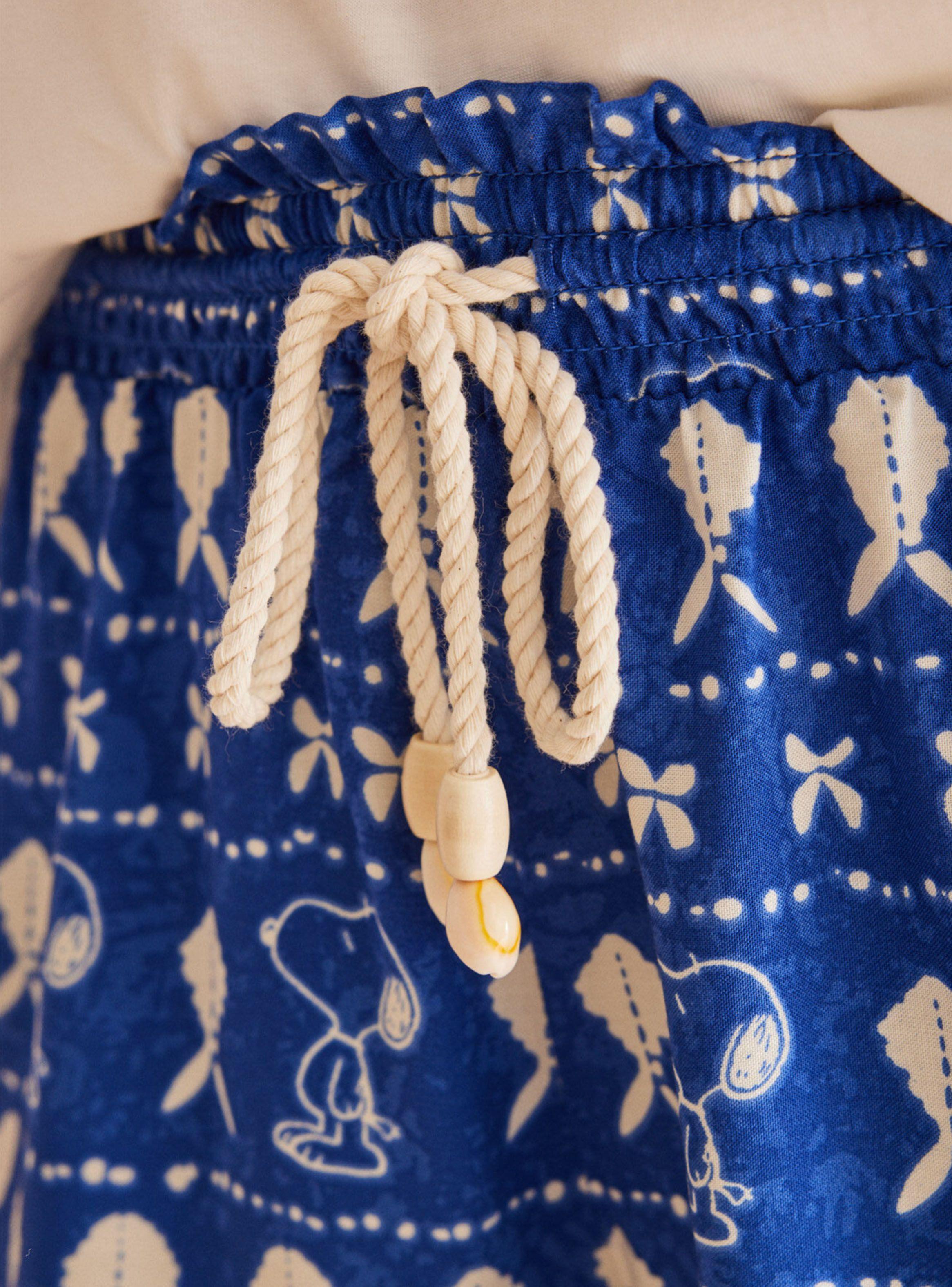 Shorts Allover Snoopy Viscosa-2