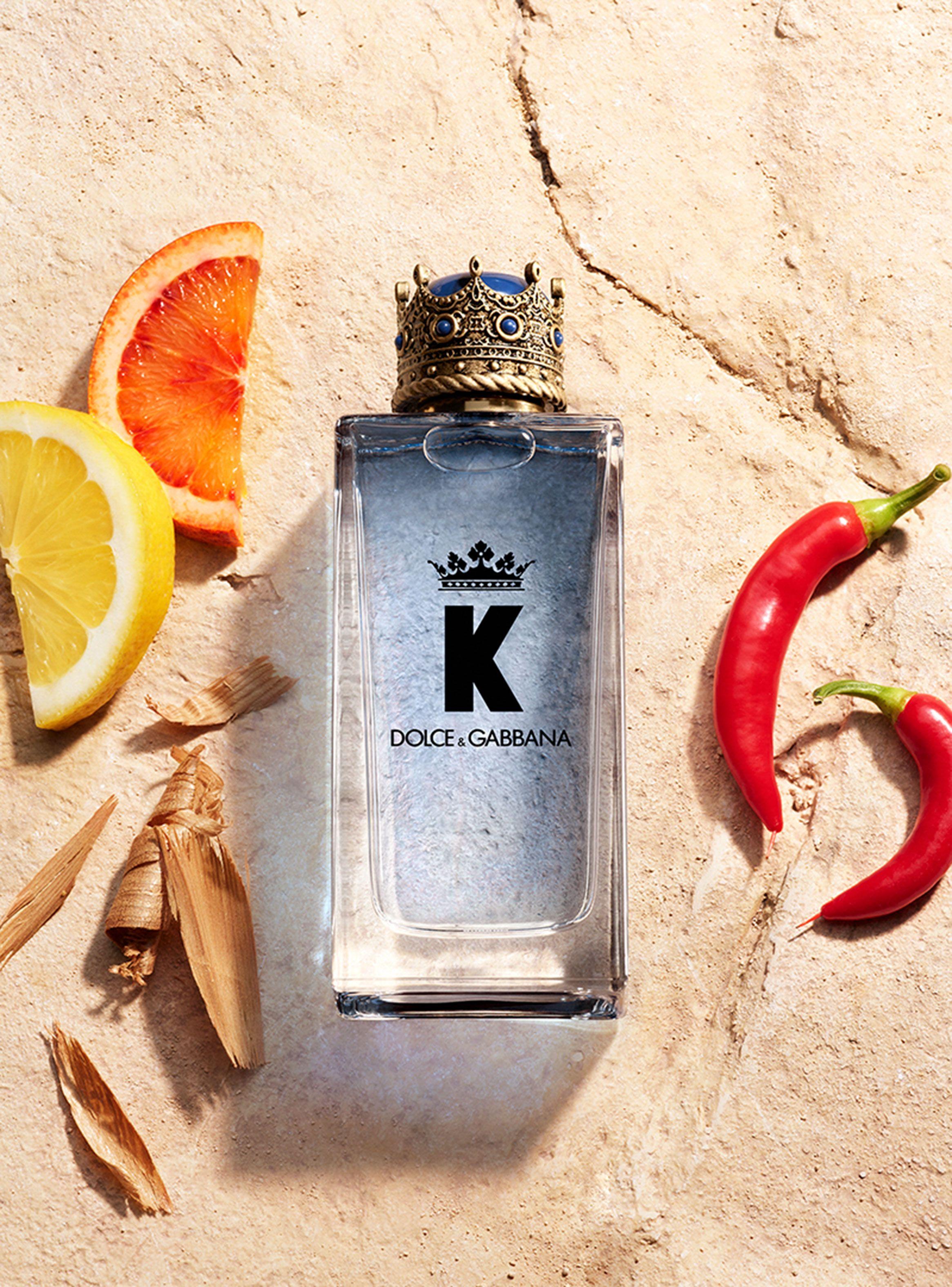 Perfume D&G K EDT Hombre 100 ml + After Shave Balm 50 ml + EDT 10 ml-4