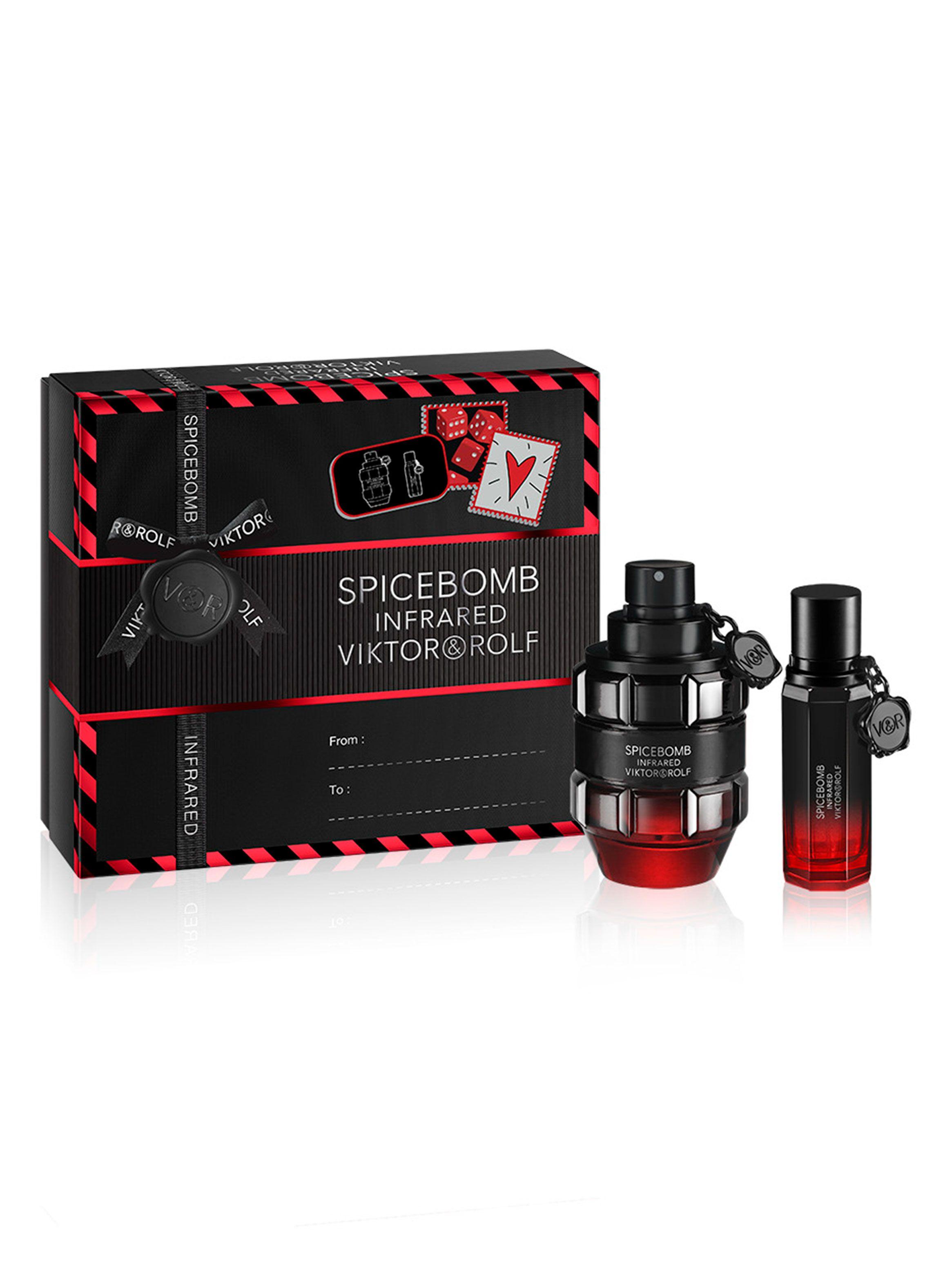 Set Perfume Spicebomb Infrared EDT 90 ml + Spray 20 ml-0