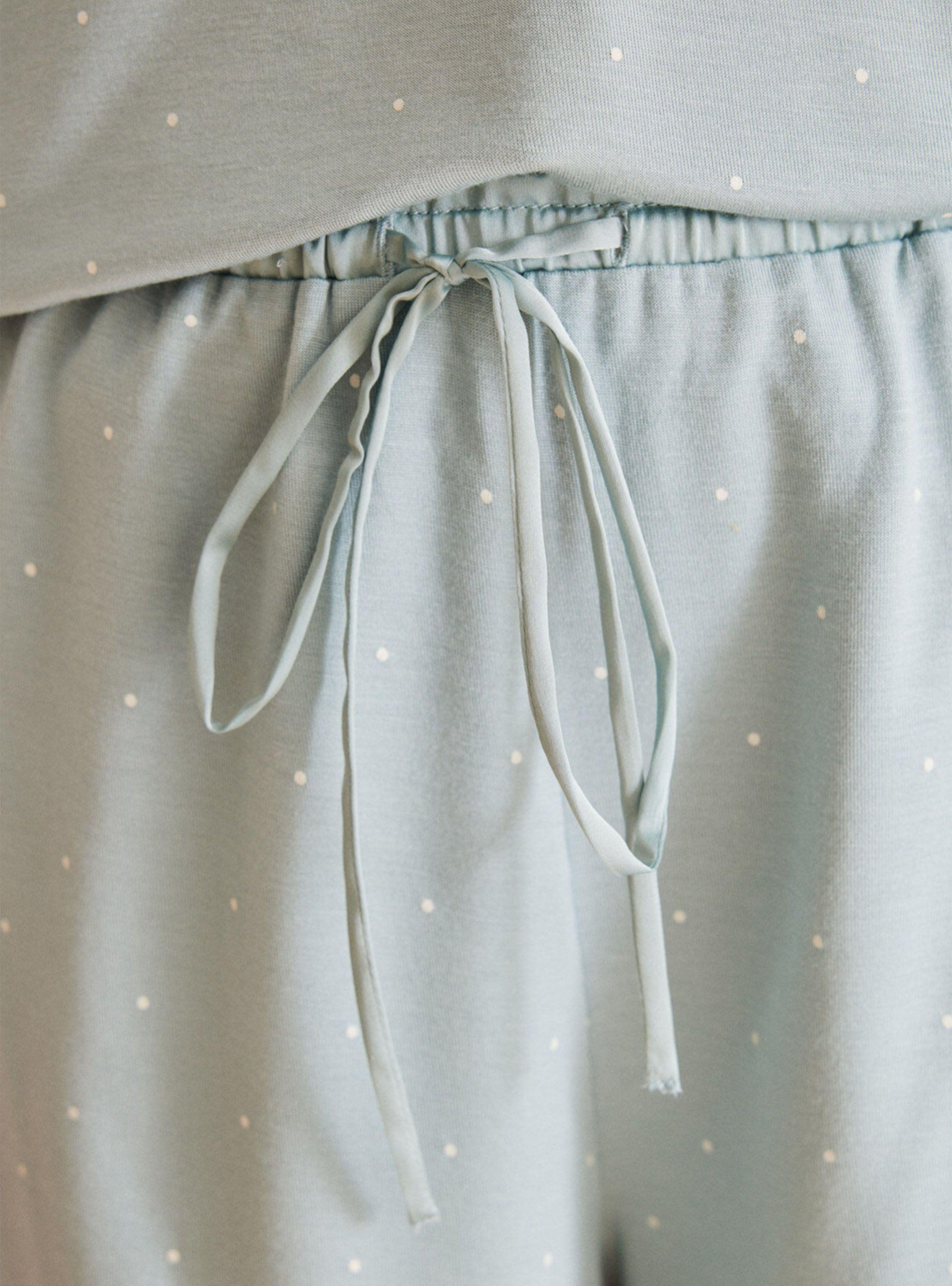 Pijama Corto Lunares Ecovero™-3