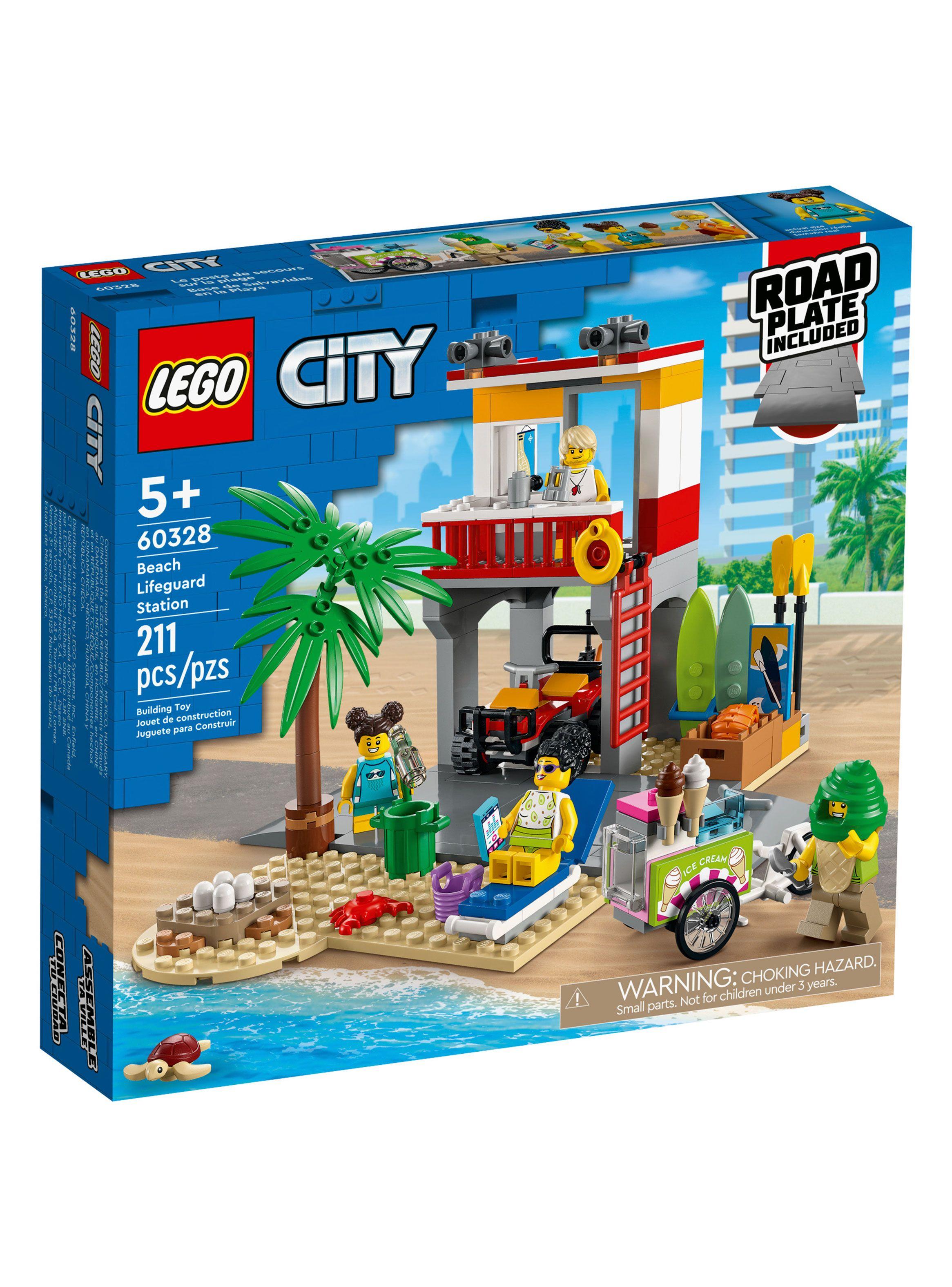 Juguete Armable City Base de Salvavidas en La Playa-0